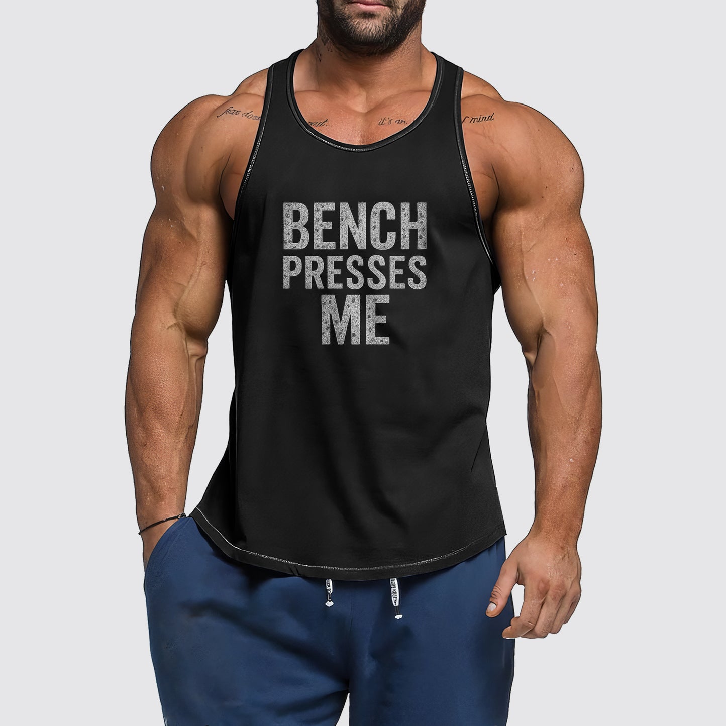 Ultimate Gym Tank Top for Men: Stay Cool and Comfy During Intense Workouts- AA06499