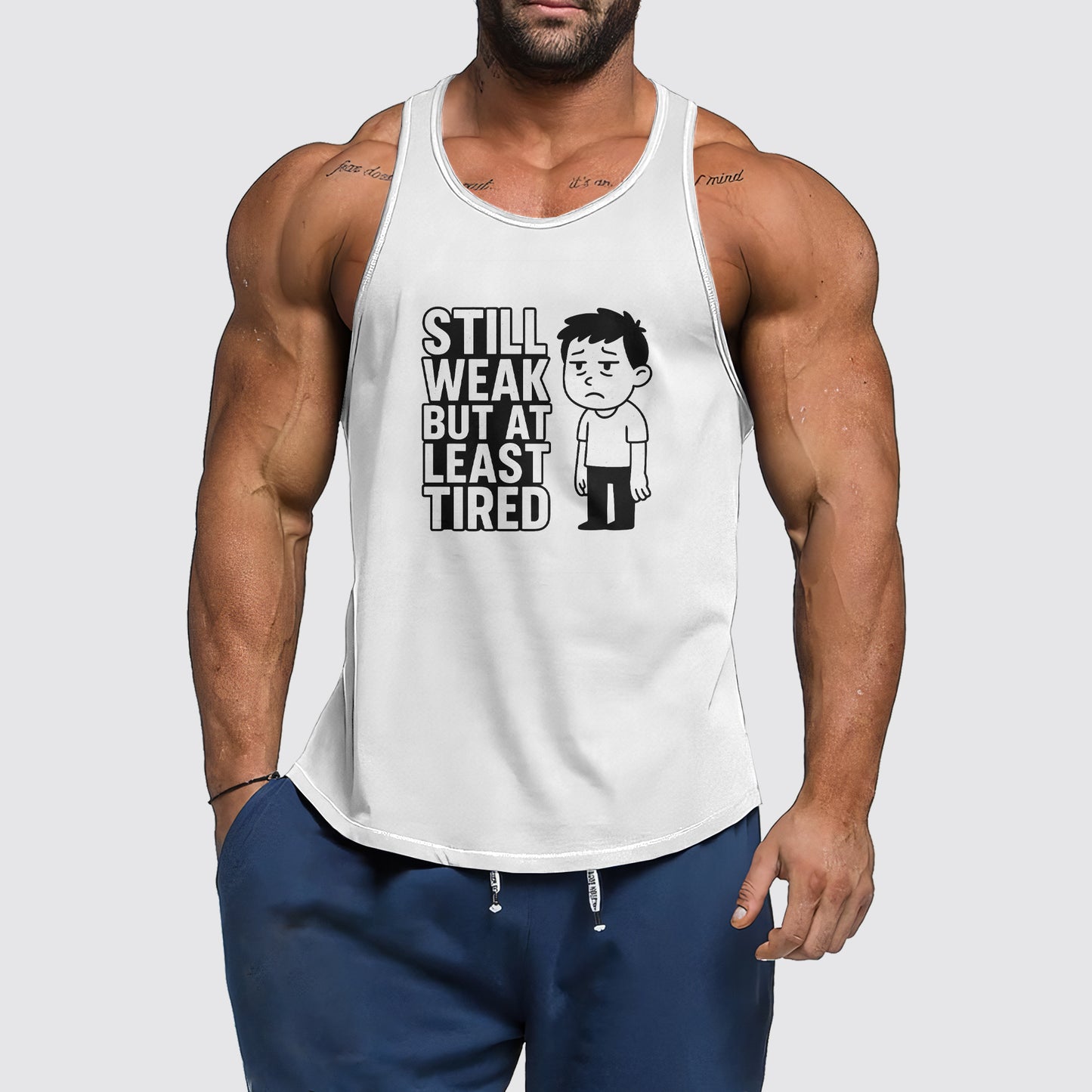 Ultimate Gym Tank Top for Men: Stay Cool and Comfy During Intense Workouts- AA06505