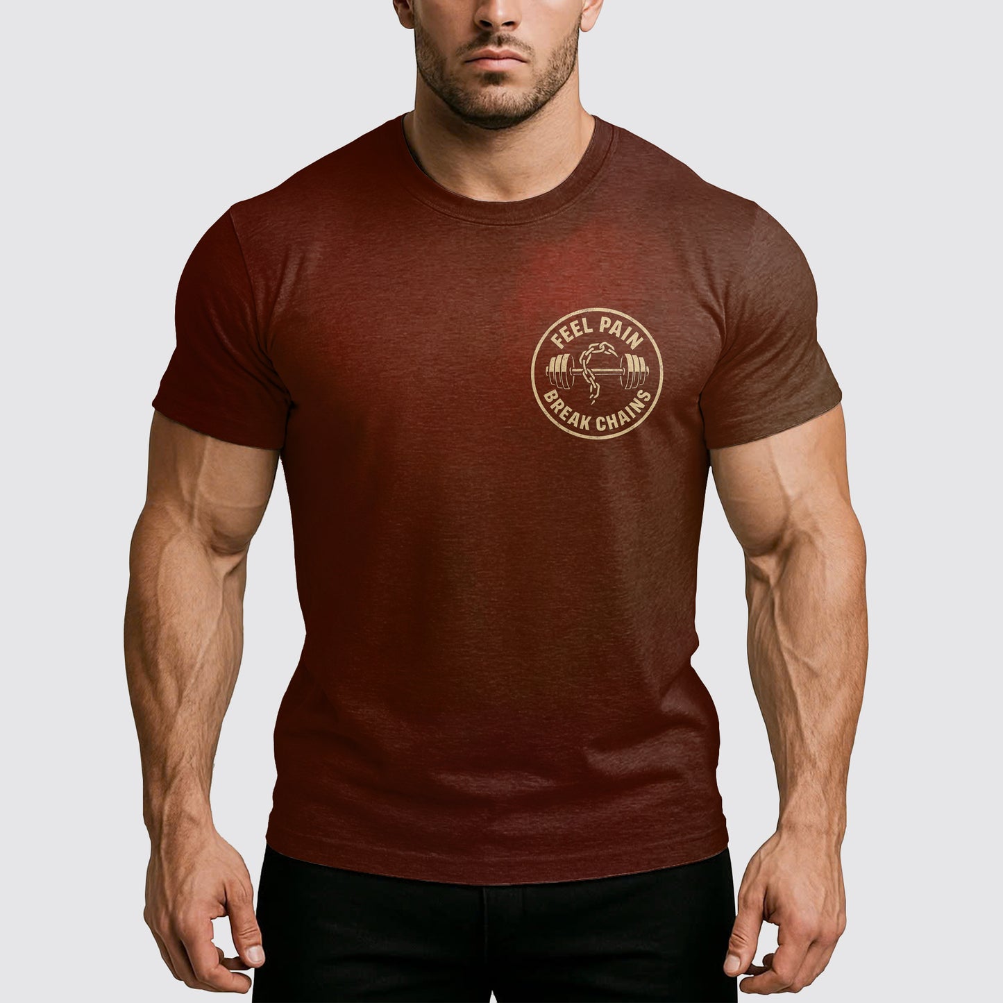 Ultimate Gym T-shirt for Men: Stay Cool and Comfy During Intense Workouts- AA06643