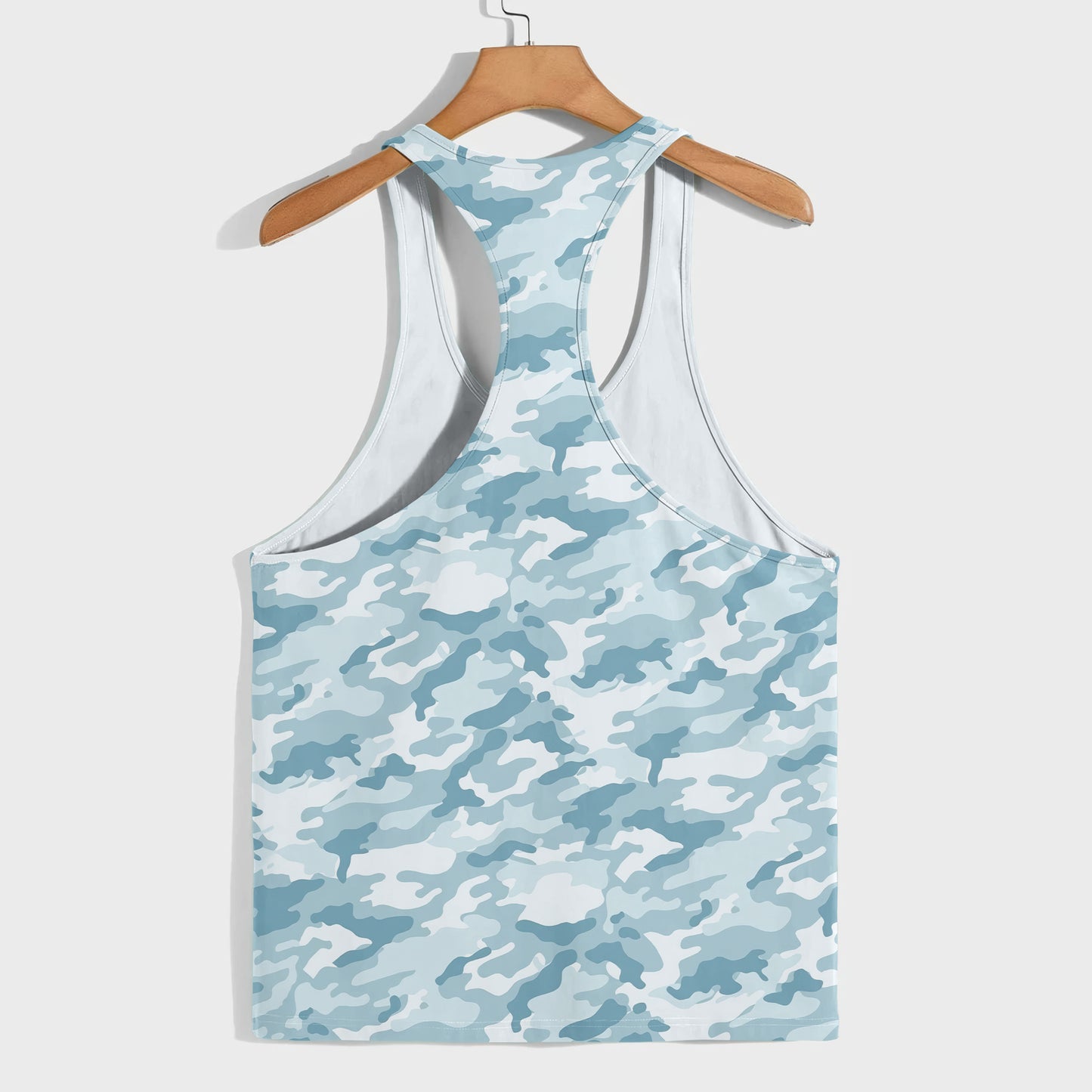 Camo Racerback Tank Top – Tactical Strength for Bodybuilders- AA07068