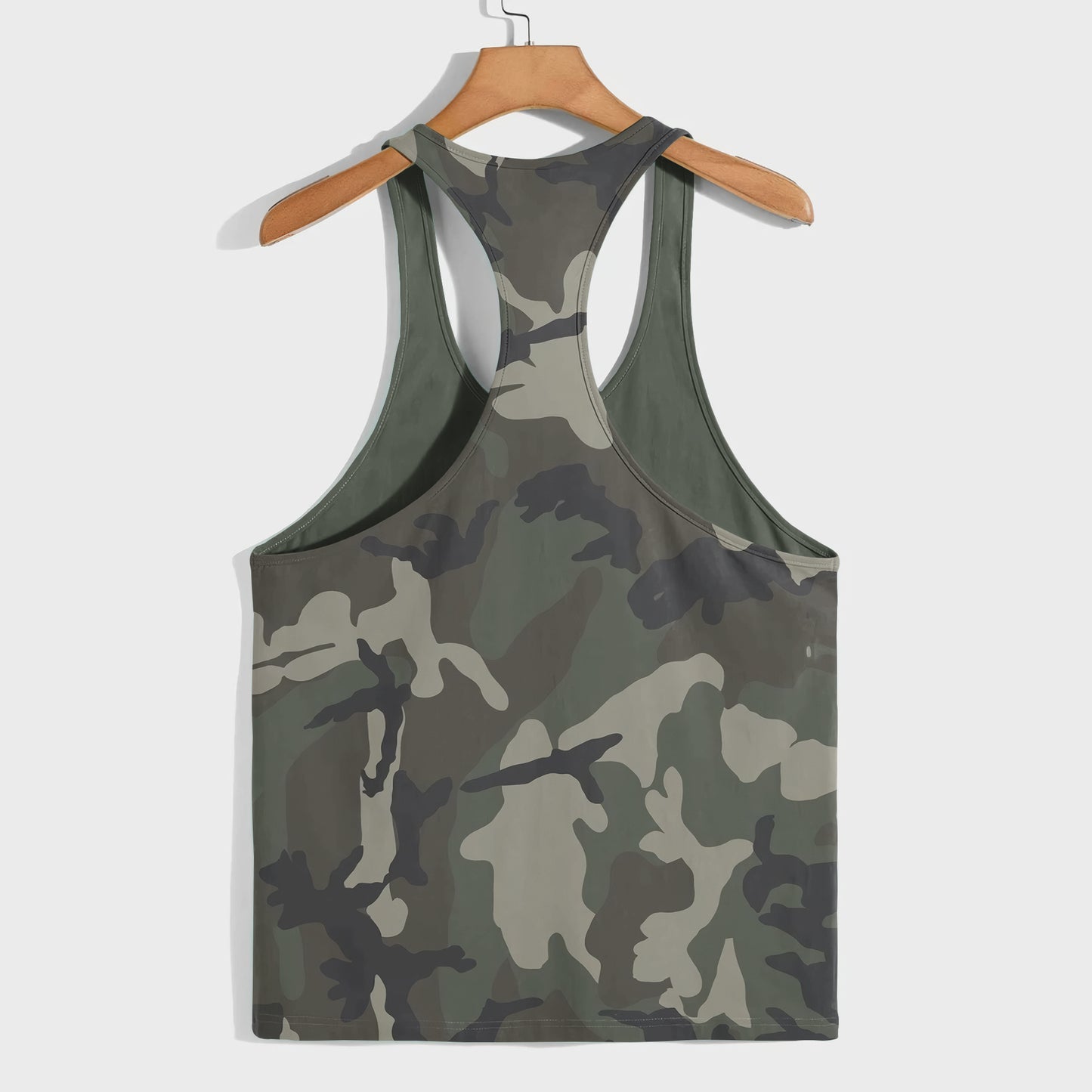 Camo Racerback Tank Top – Tactical Strength for Bodybuilders- AA07069