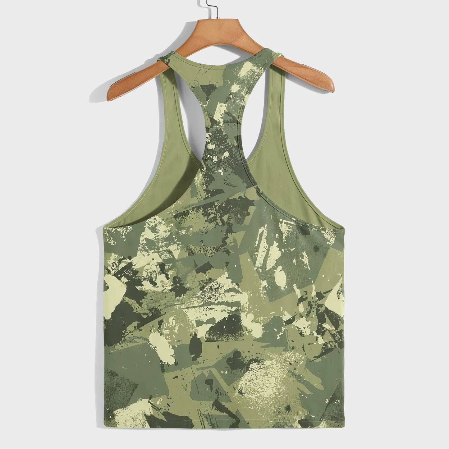 Camo Racerback Tank Top – Tactical Strength for Bodybuilders- AA07071