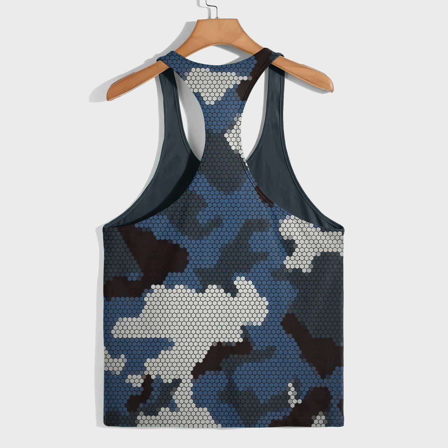 Camo Racerback Tank Top – Tactical Strength for Bodybuilders- AA07081