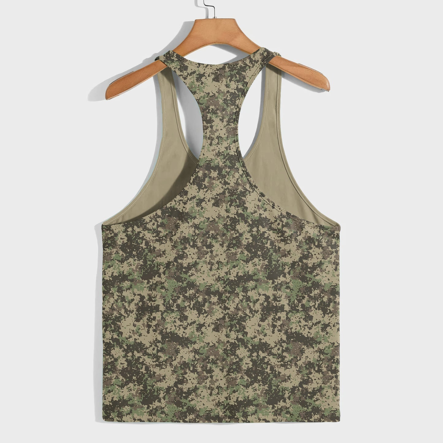 Camo Racerback Tank Top – Tactical Strength for Bodybuilders- AA07086