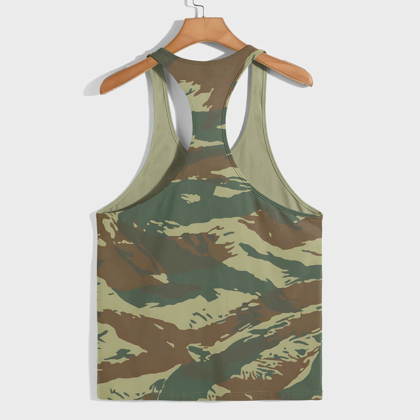 Camo Racerback Tank Top – Tactical Strength for Bodybuilders- AA07089