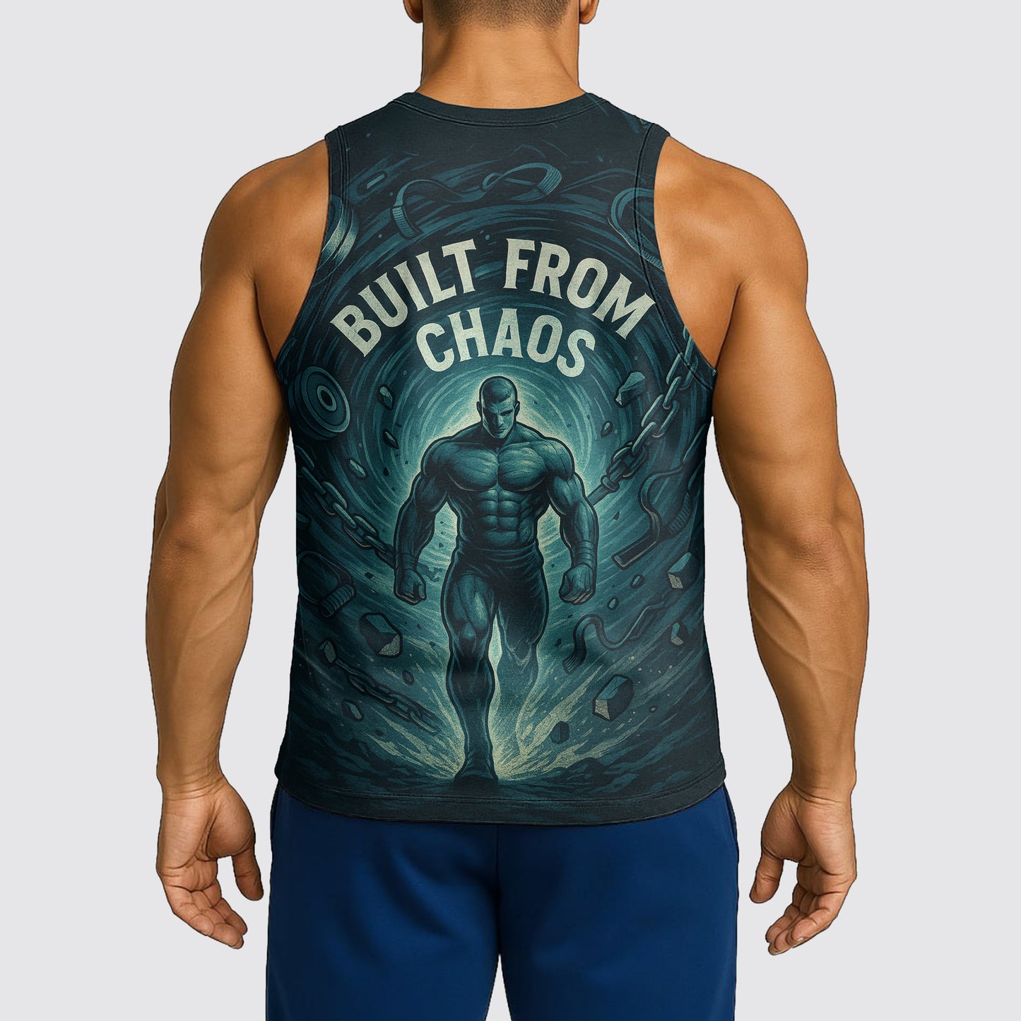 Ultimate Gym Tank Top for Men: Stay Cool and Comfy During Intense Workouts- AA07454