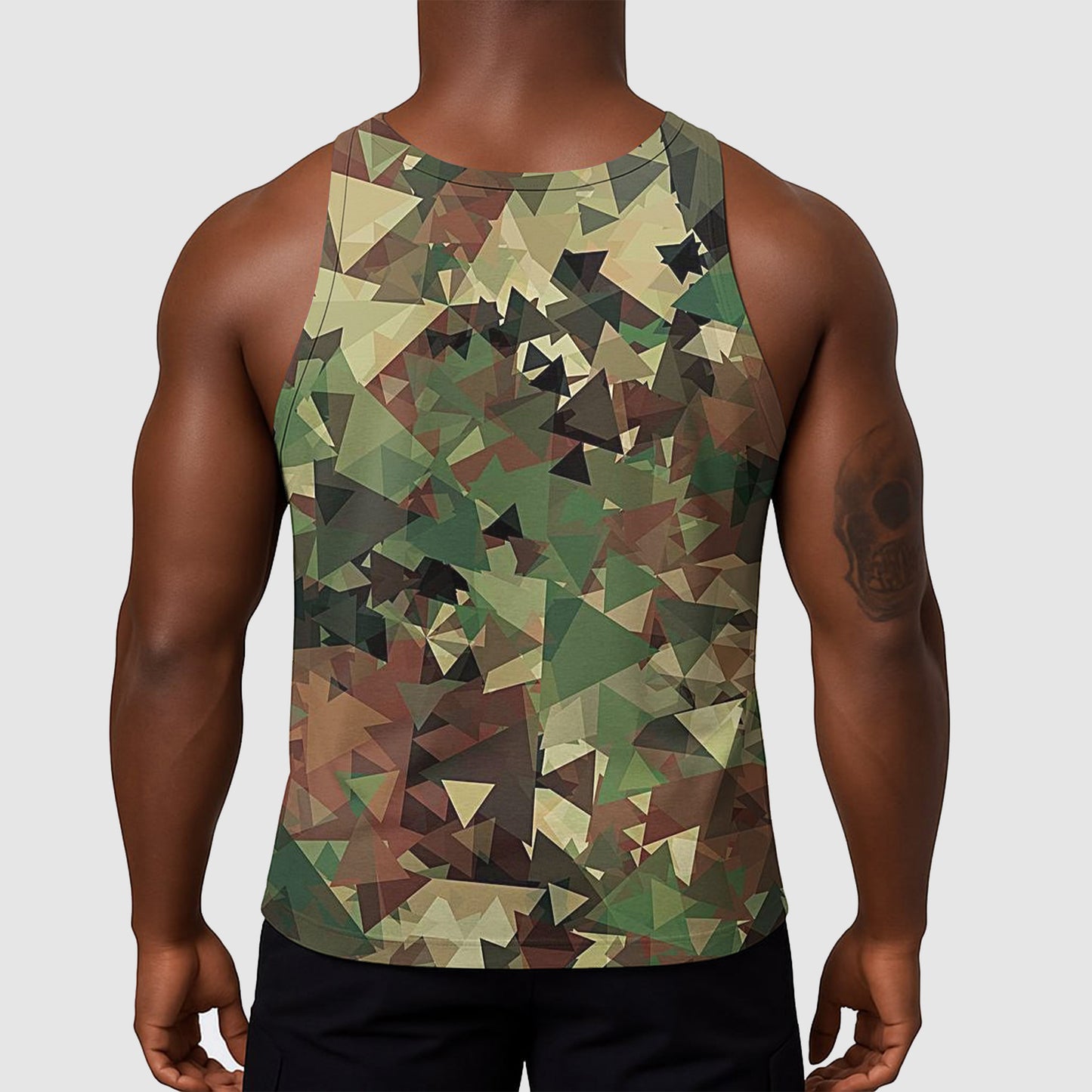 StealthFlex Camo Tank Top- Performance Fit for Bodybuilders- AA07499