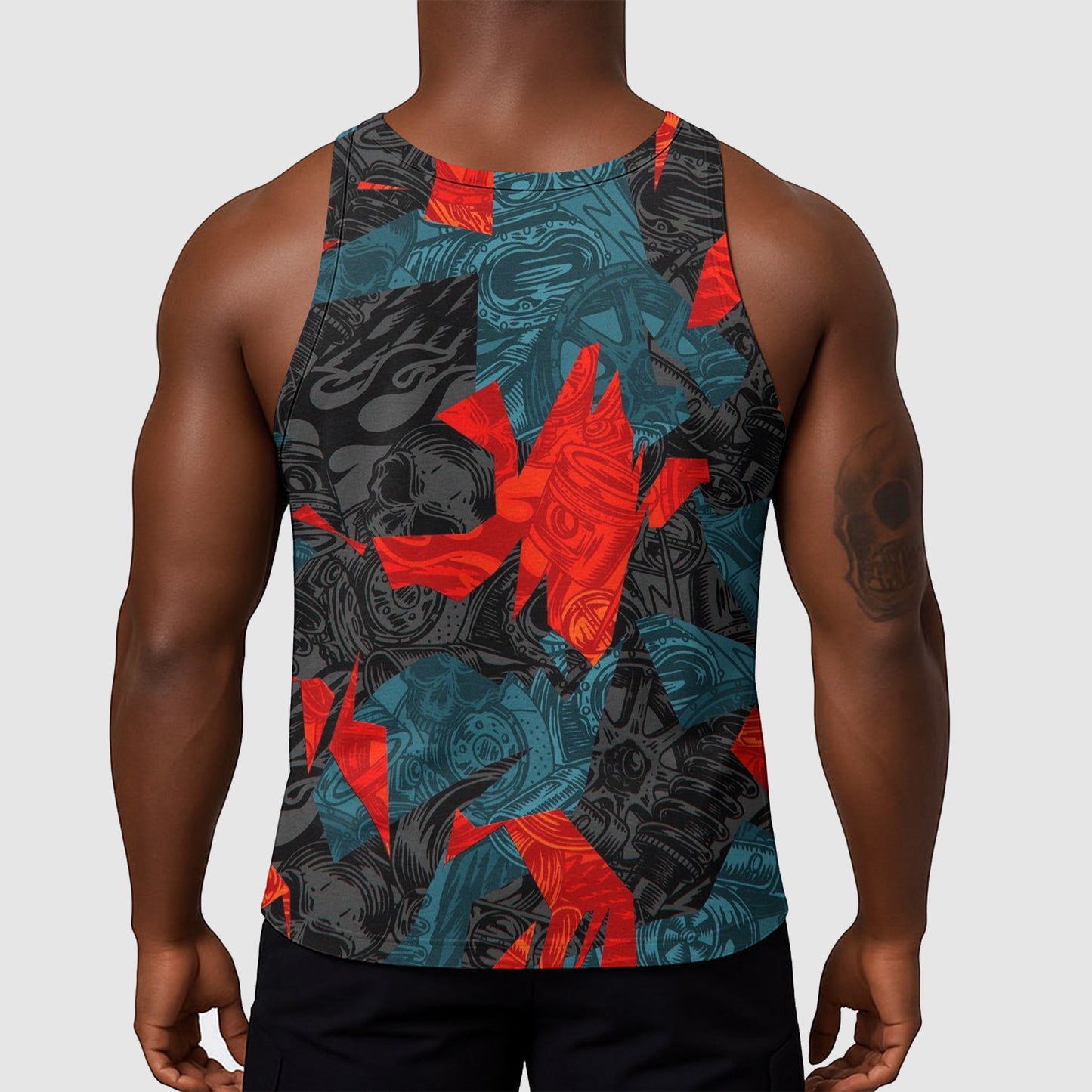 StealthFlex Camo Tank Top- Performance Fit for Bodybuilders- AA07503