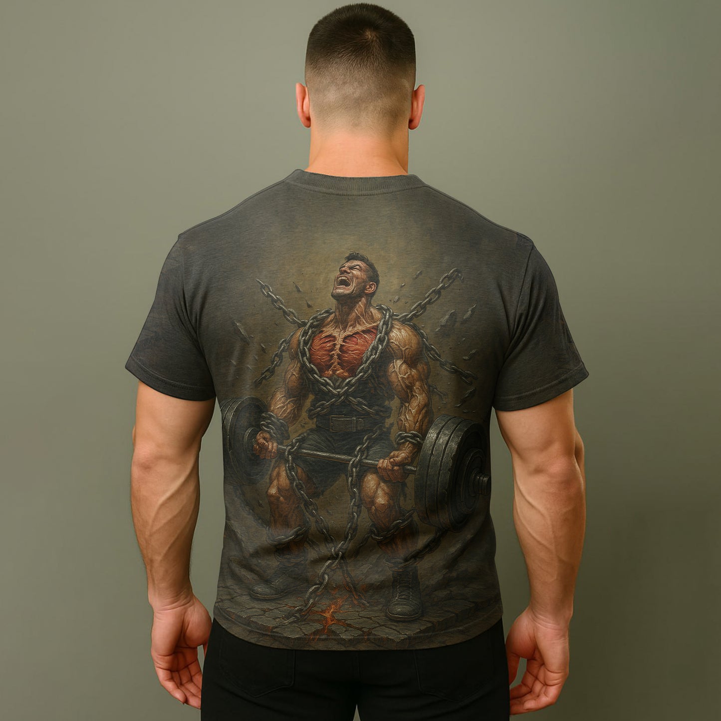 Ultimate Gym T-shirt for Men: Stay Cool and Comfy During Intense Workouts- AA07504