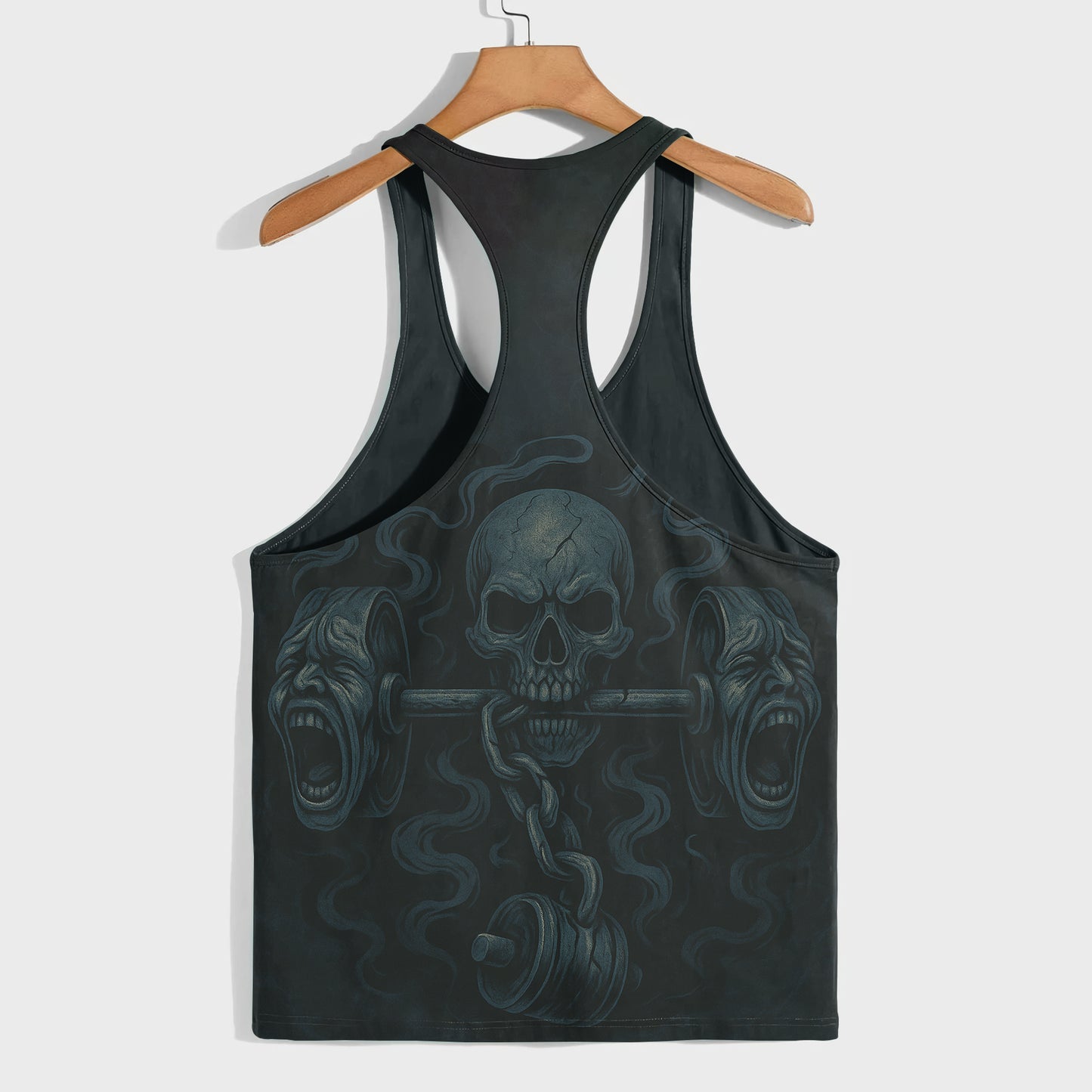 Skull 3D Racerback Tank Top- AA07562