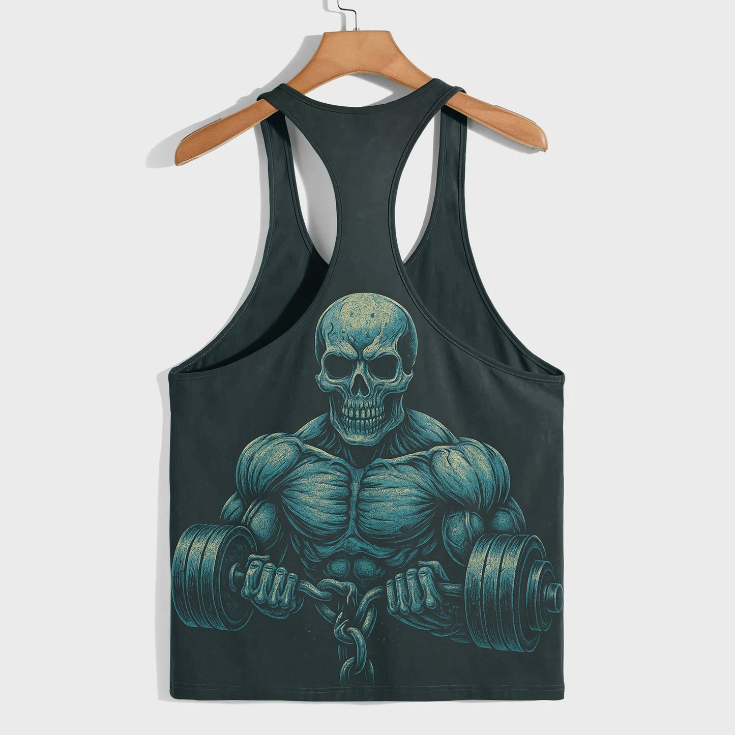 Skull 3D Racerback Tank Top- AA07565