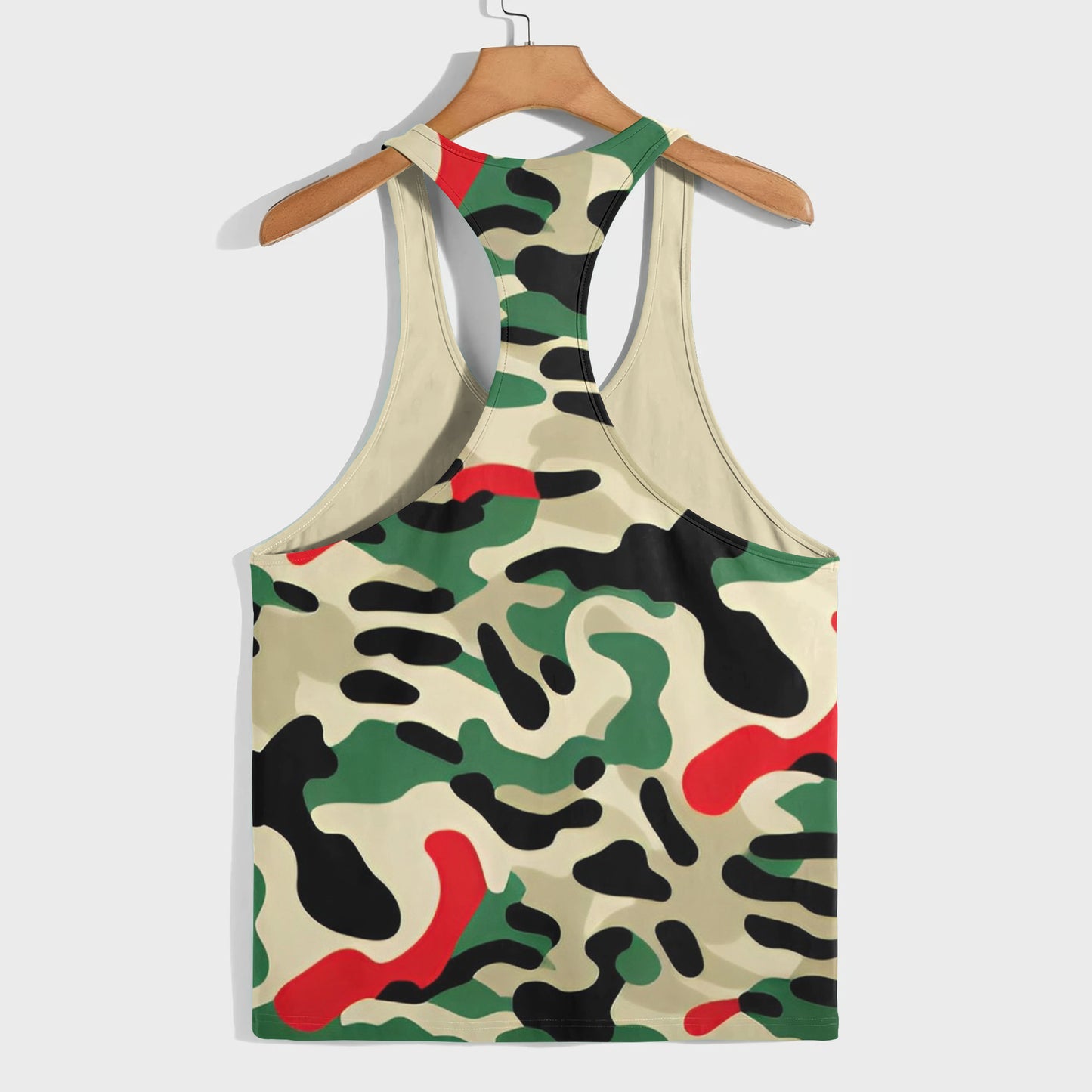Camo Racerback Tank Top – Tactical Strength for Bodybuilders- AA07598