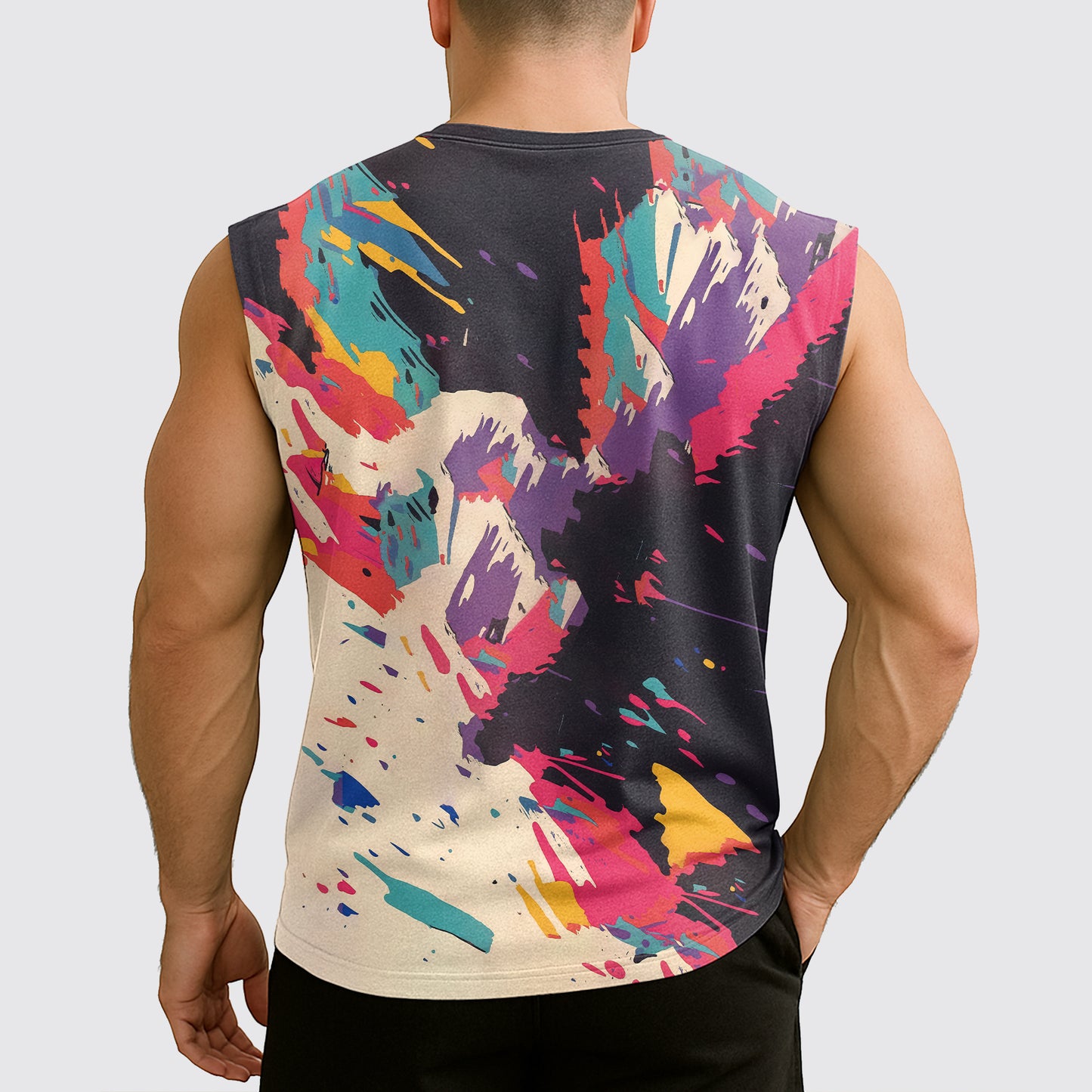 Dread Skull Cut-Off Tank- AA07981