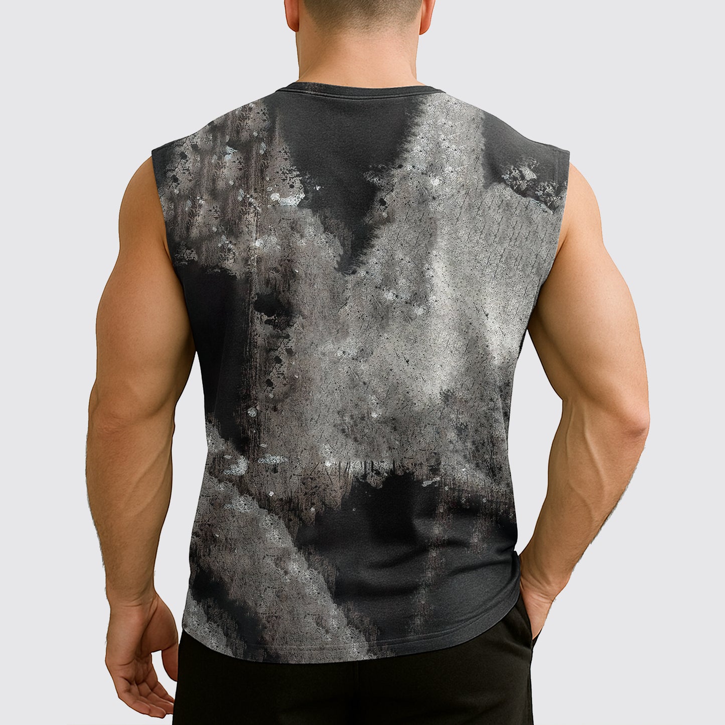 Dread Skull Cut-Off Tank- AA07991