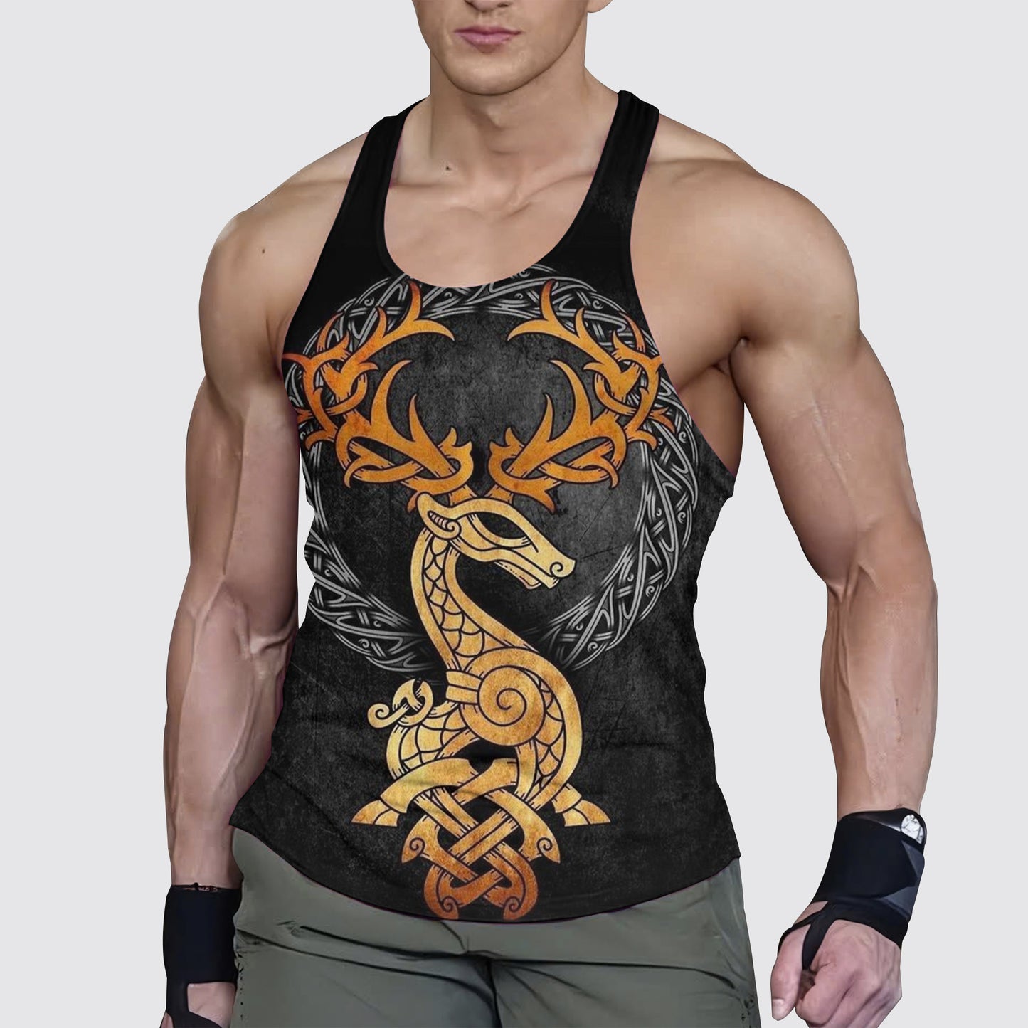 Viking Strength Gym Tank Top For Men- AA08198