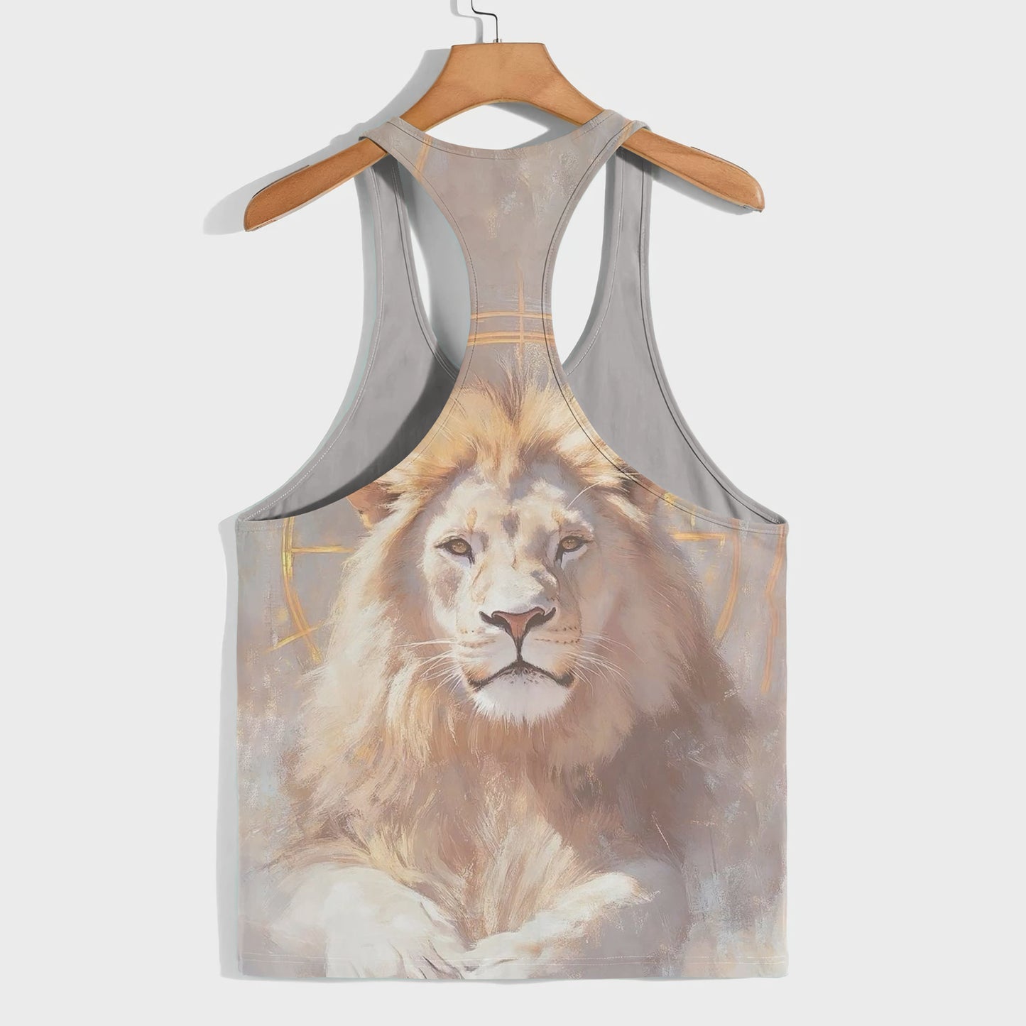 Lion 3D Racerback Tank Top- AA08501