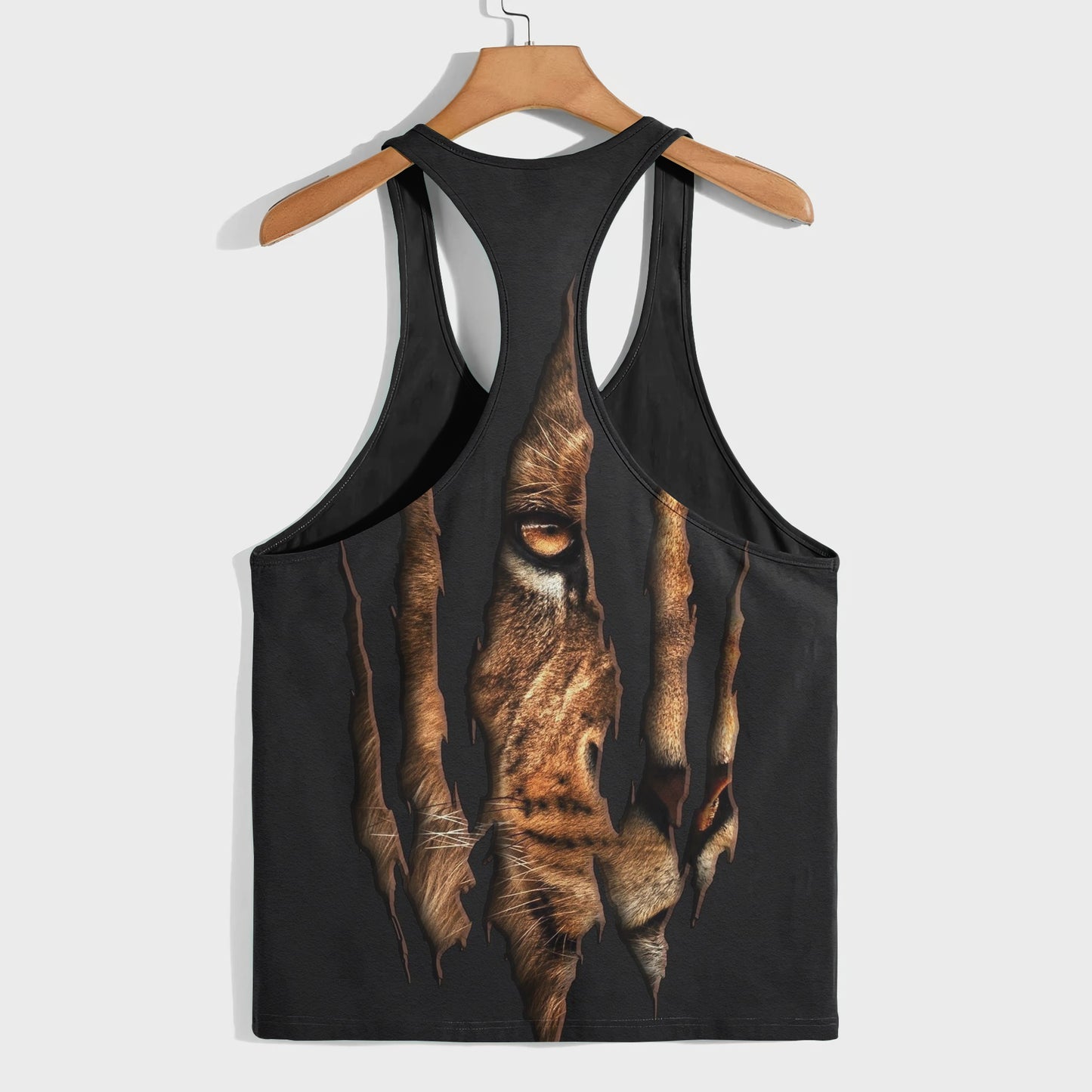 Lion 3D Racerback Tank Top- AA08503