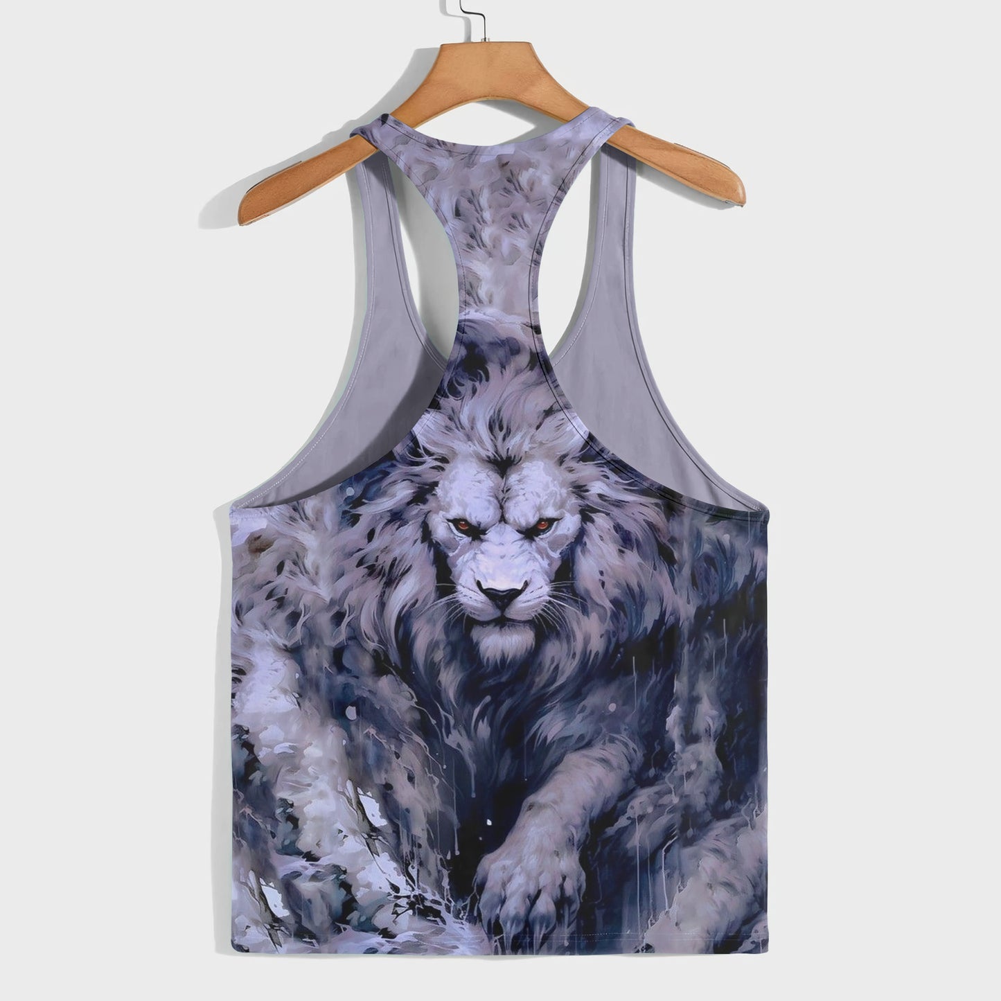 Lion 3D Racerback Tank Top- AA08511