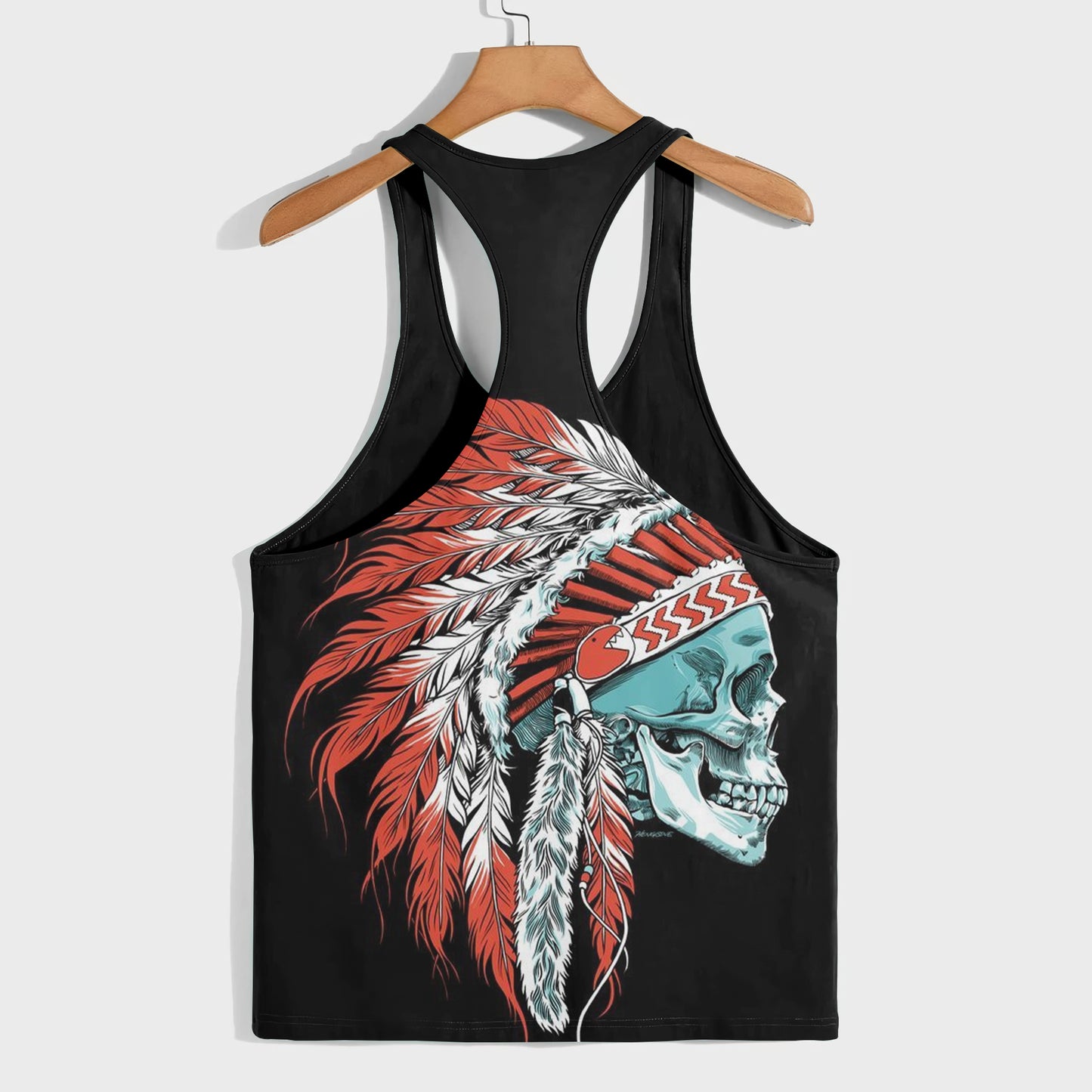 Skull 3D Racerback Tank Top- AA08531