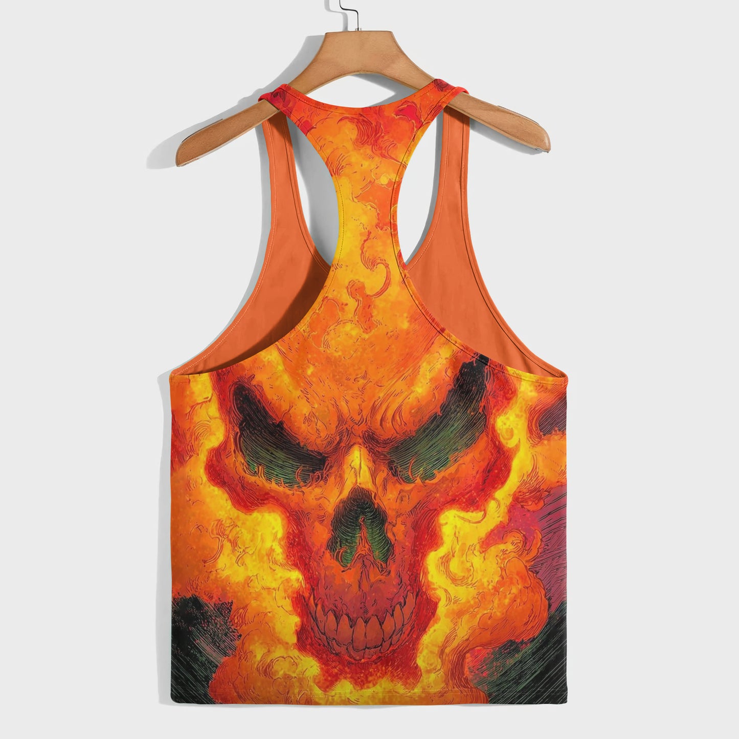 Skull 3D Racerback Tank Top- AA08536