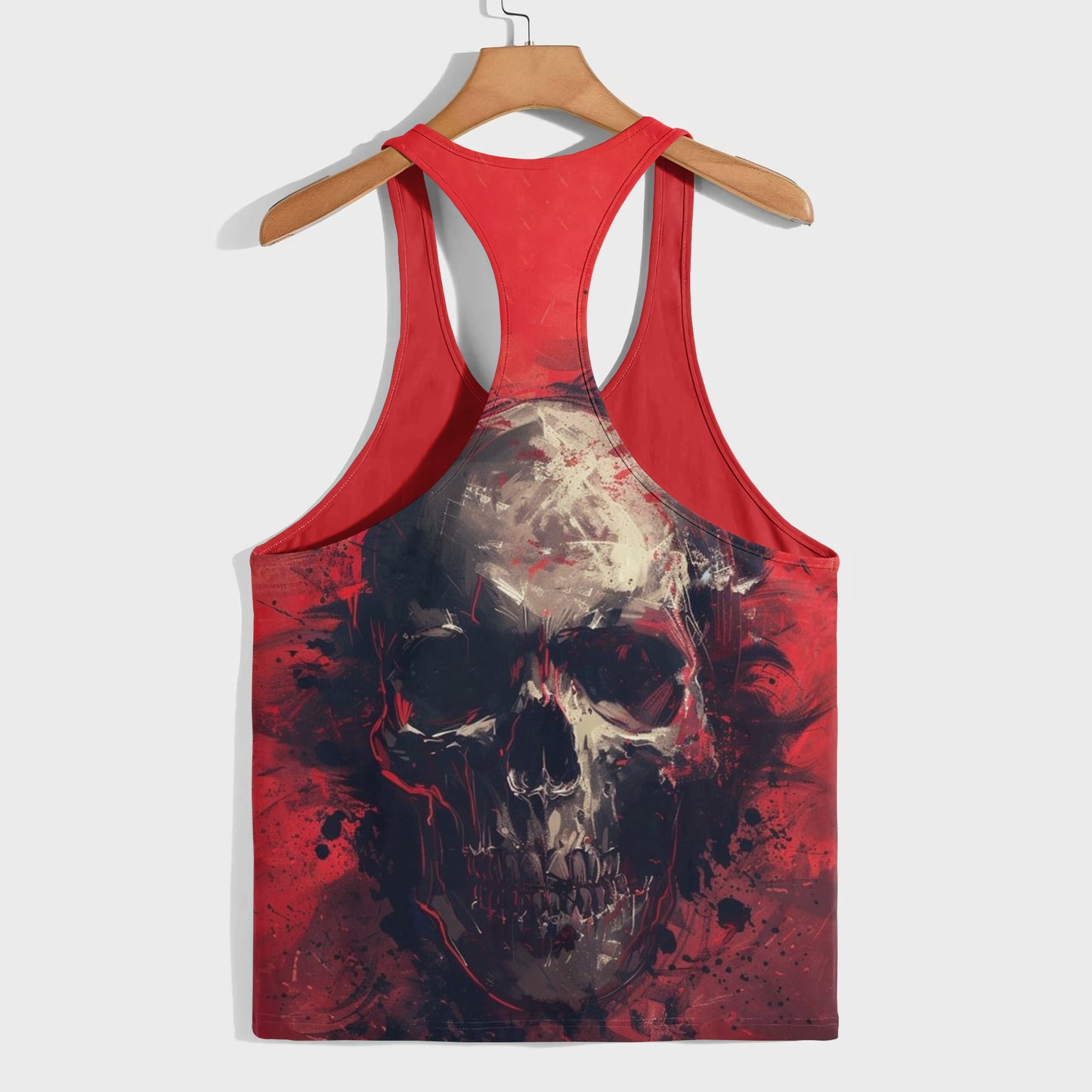 Skull 3D Racerback Tank Top- AA08544