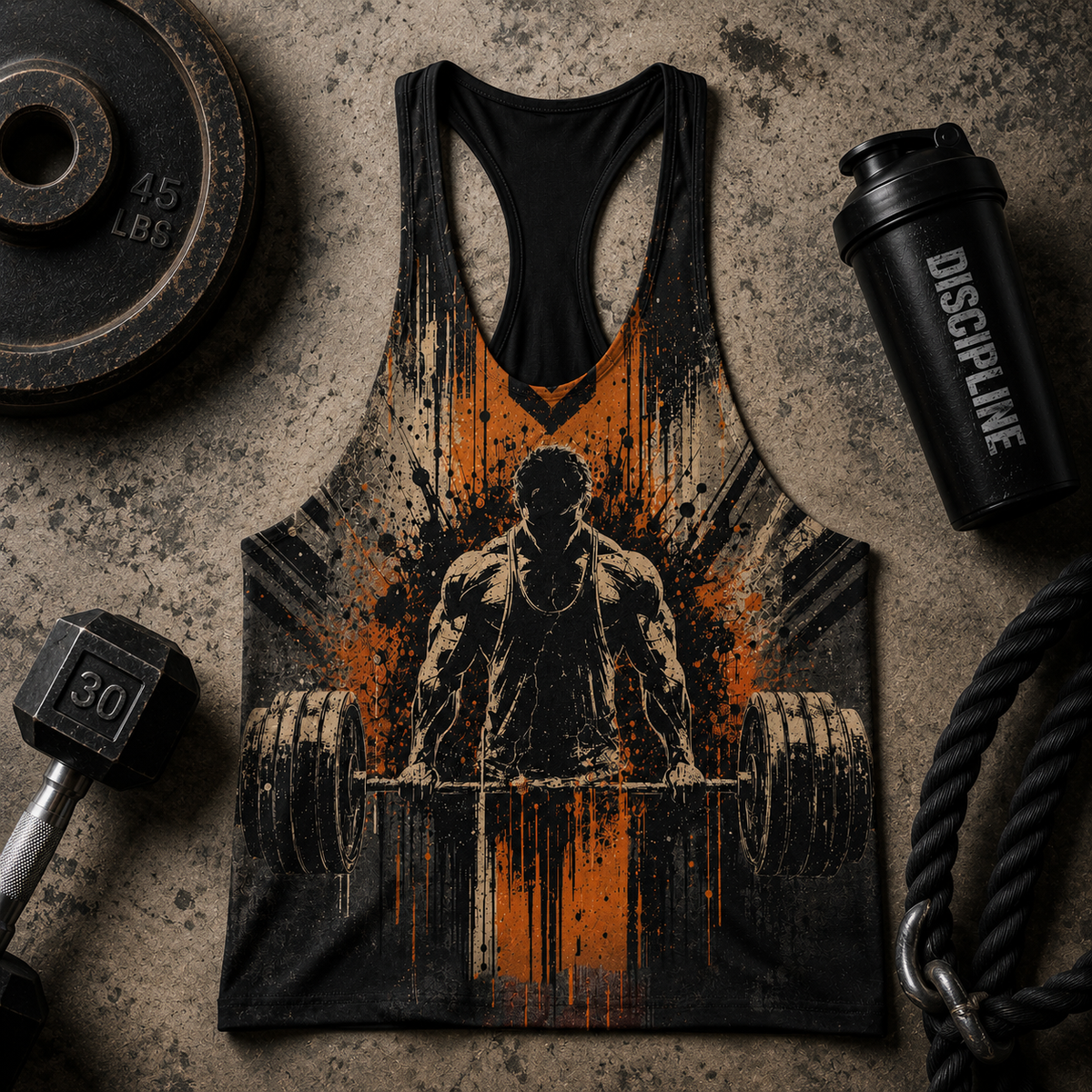 Bodybuilding Racerback Tank Top- TT03219