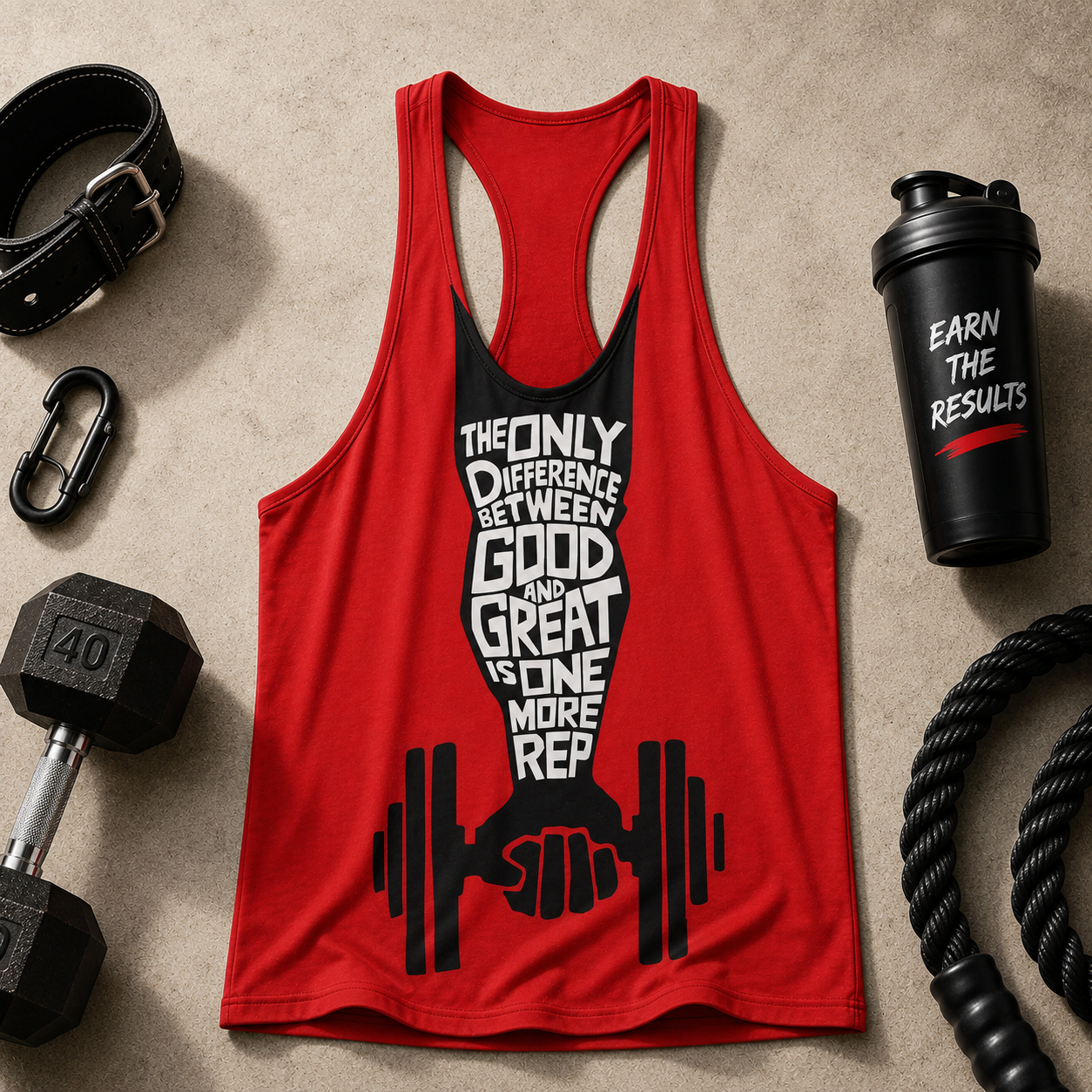Customizable Bodybuilding Racerback Tank Top- TT01206