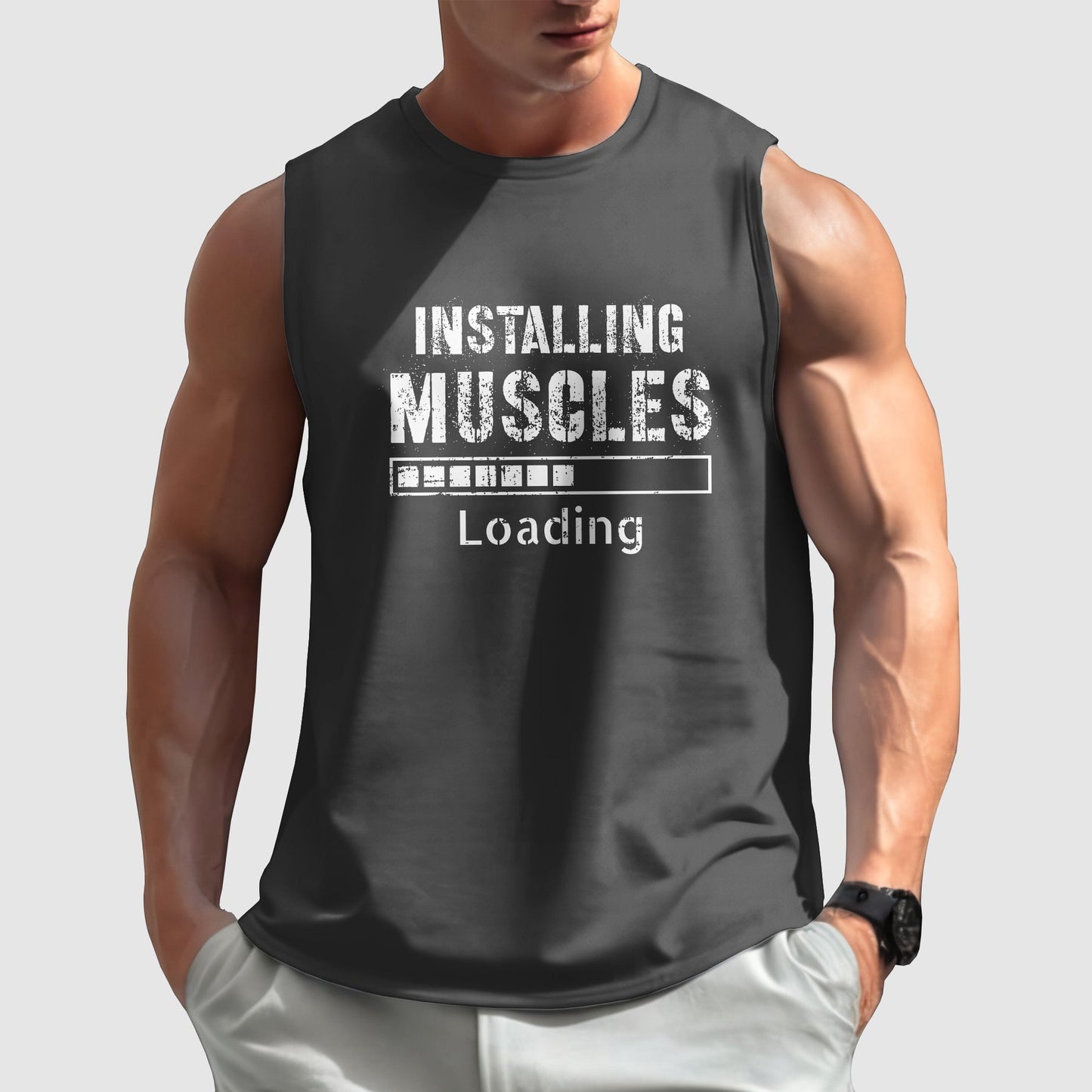 Gym-Ready Round Neck Tank Top- TT00626
