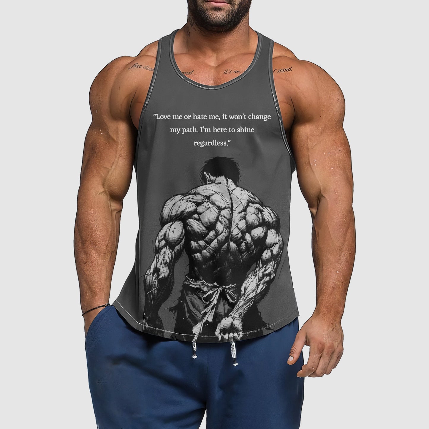 Ultimate Gym Tank Top for Men: Stay Cool and Comfy During Intense Workouts- TT02001