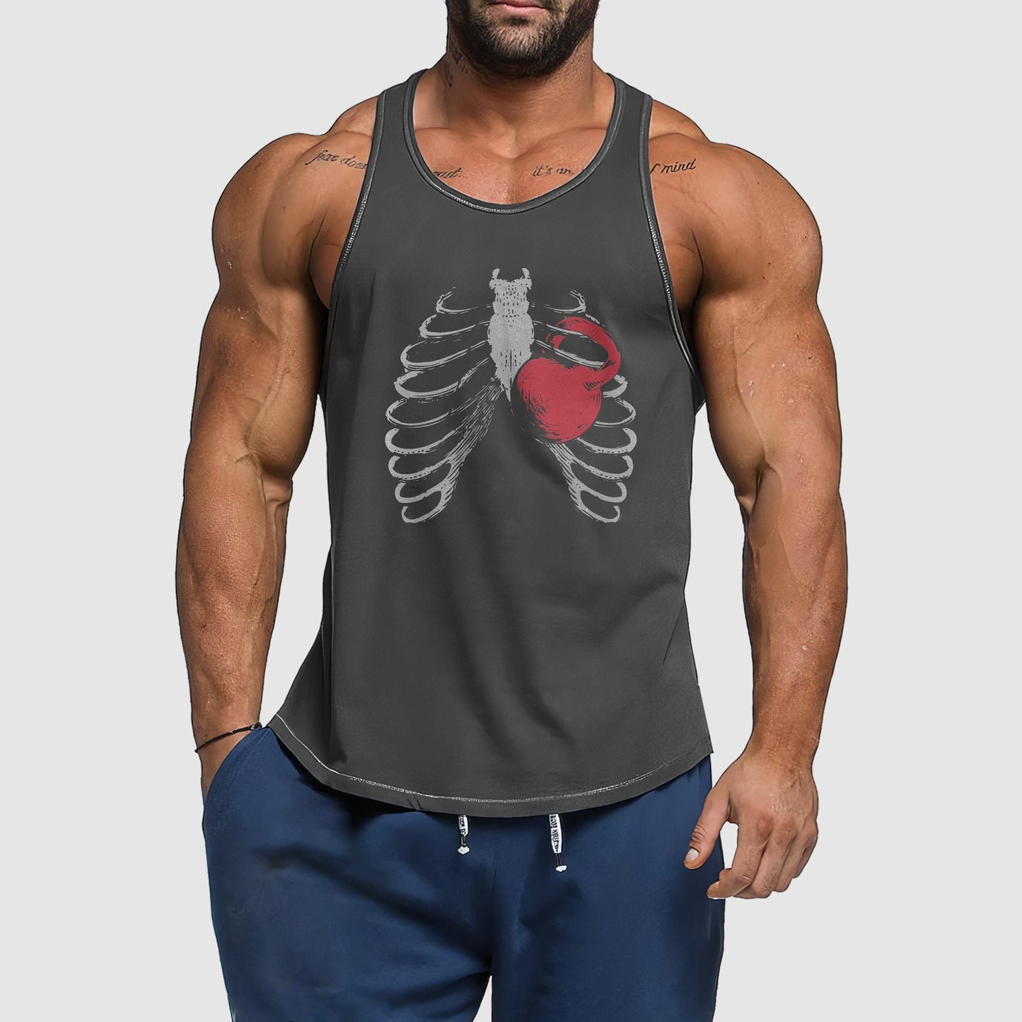 Ultimate Gym Tank Top for Men: Stay Cool and Comfy During Intense Workouts- TT02009