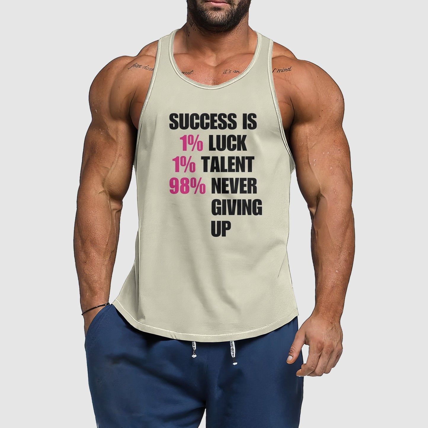 Ultimate Gym Tank Top for Men: Stay Cool and Comfy During Intense Workouts- TT02010
