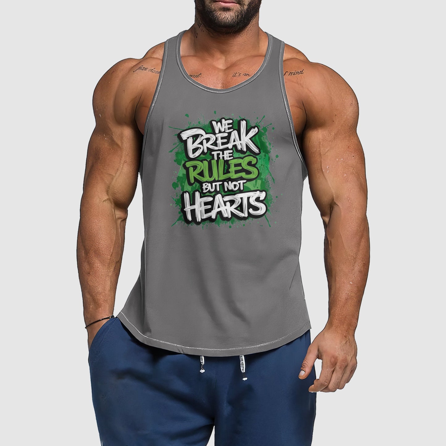 Ultimate Gym Tank Top for Men: Stay Cool and Comfy During Intense Workouts- TT02027