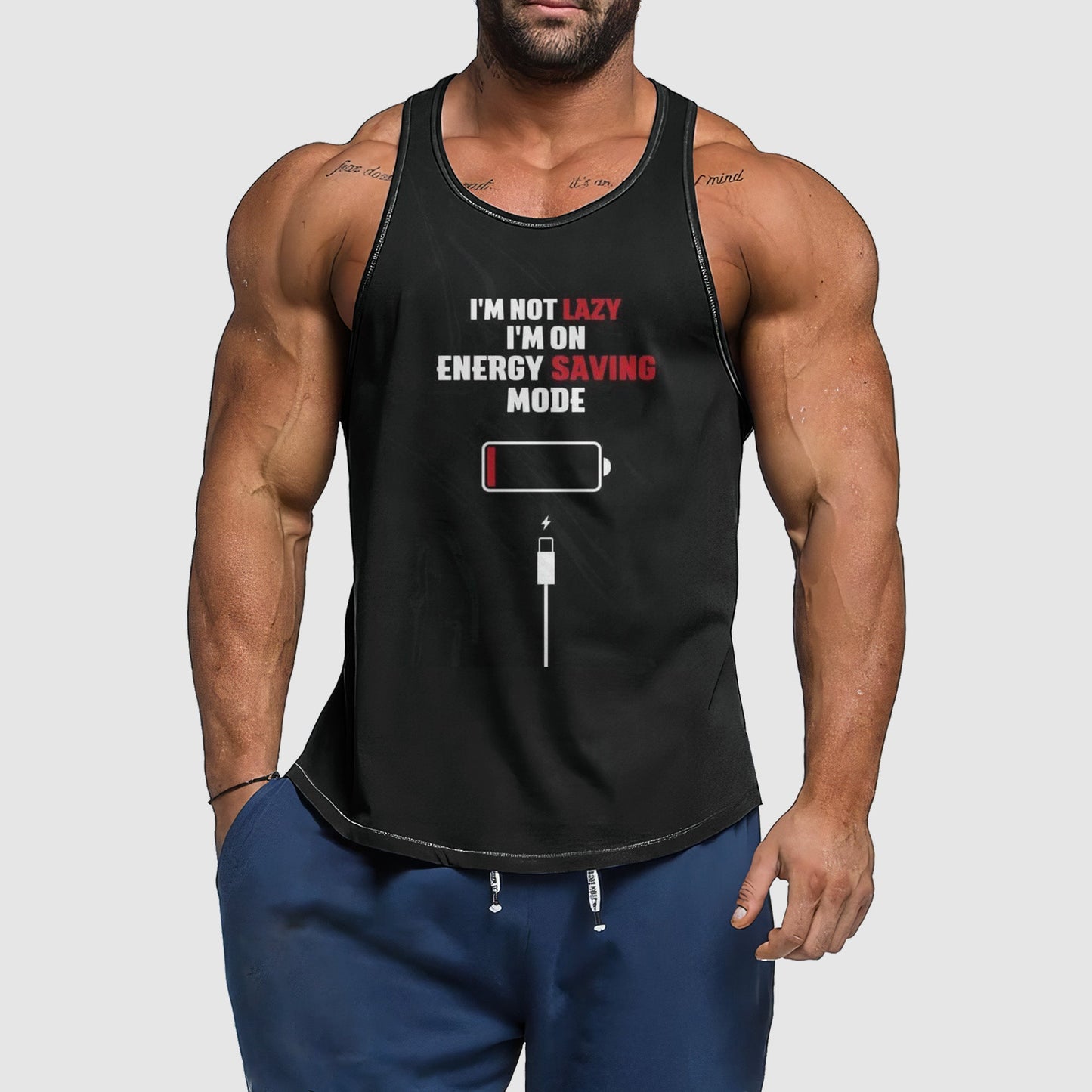 Ultimate Gym Tank Top for Men: Stay Cool and Comfy During Intense Workouts- TT02058