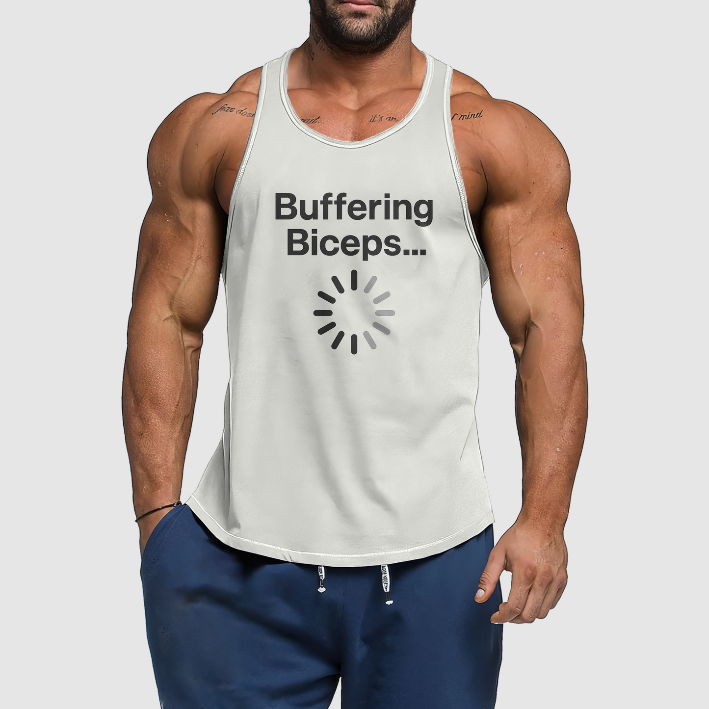 Ultimate Gym Tank Top for Men: Stay Cool and Comfy During Intense Workouts- TT02082