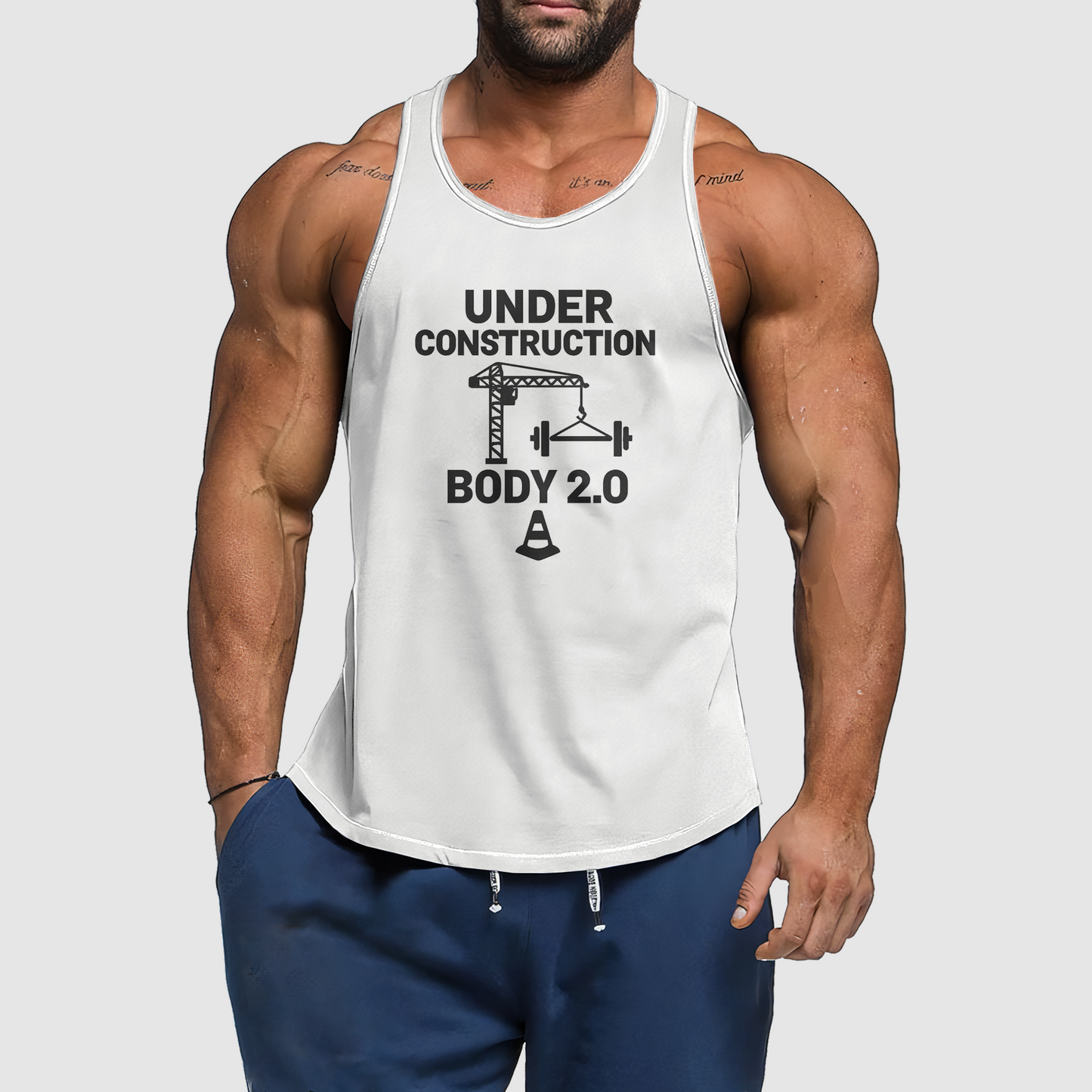 Ultimate Gym Tank Top for Men: Stay Cool and Comfy During Intense Workouts- TT02083