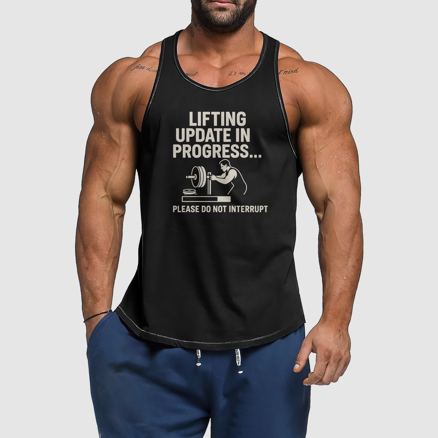 Ultimate Gym Tank Top for Men: Stay Cool and Comfy During Intense Workouts- TT02086