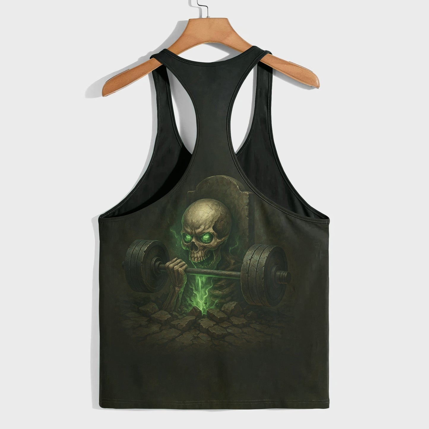 Skull 3D Racerback Tank Top- TT02482