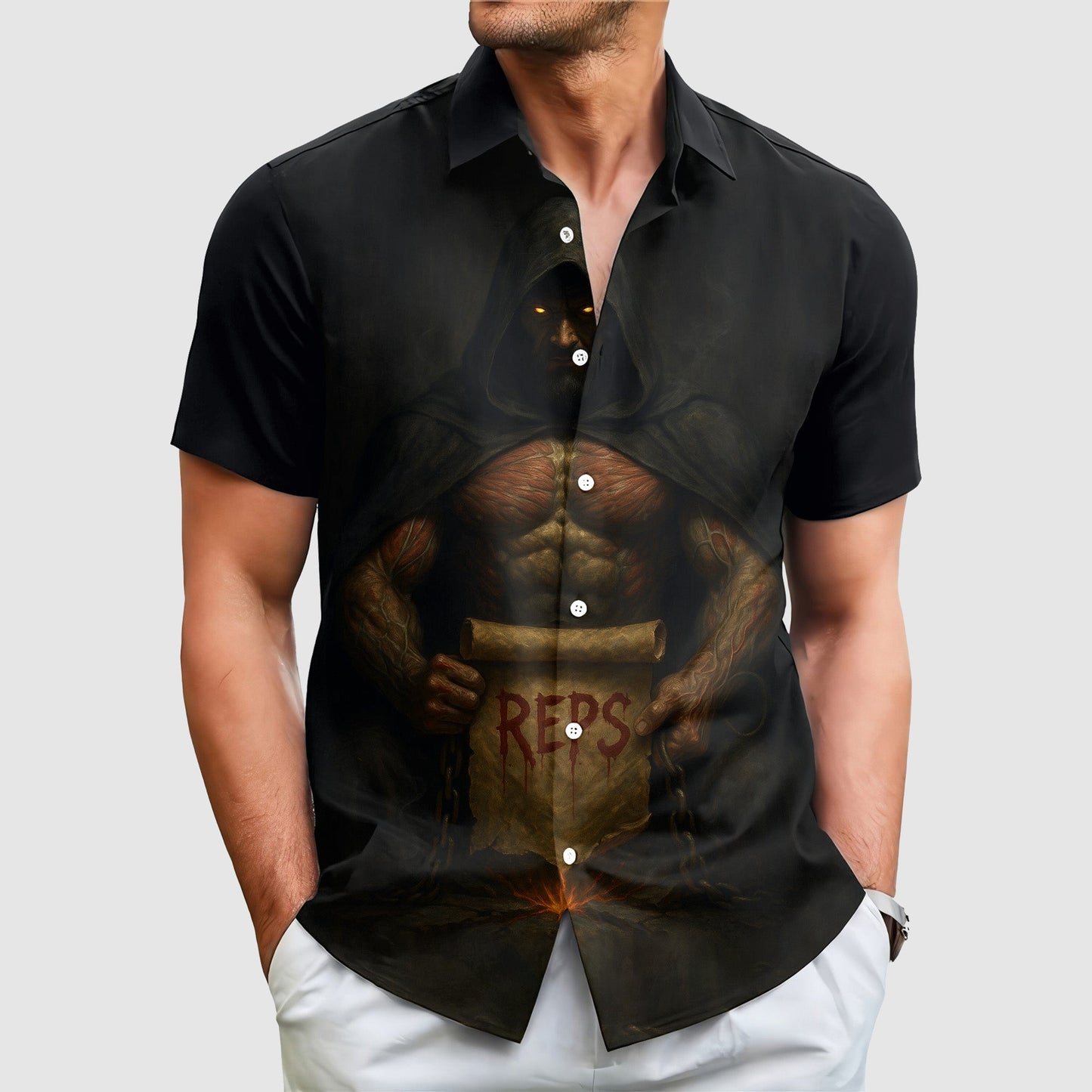 GymPro Short Sleeve Button Shirt- TT02538