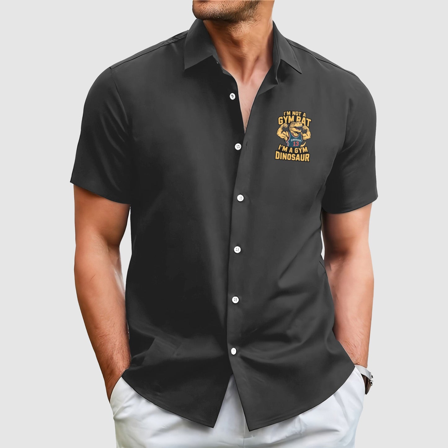 GymPro Short Sleeve Button Shirt- TT02546