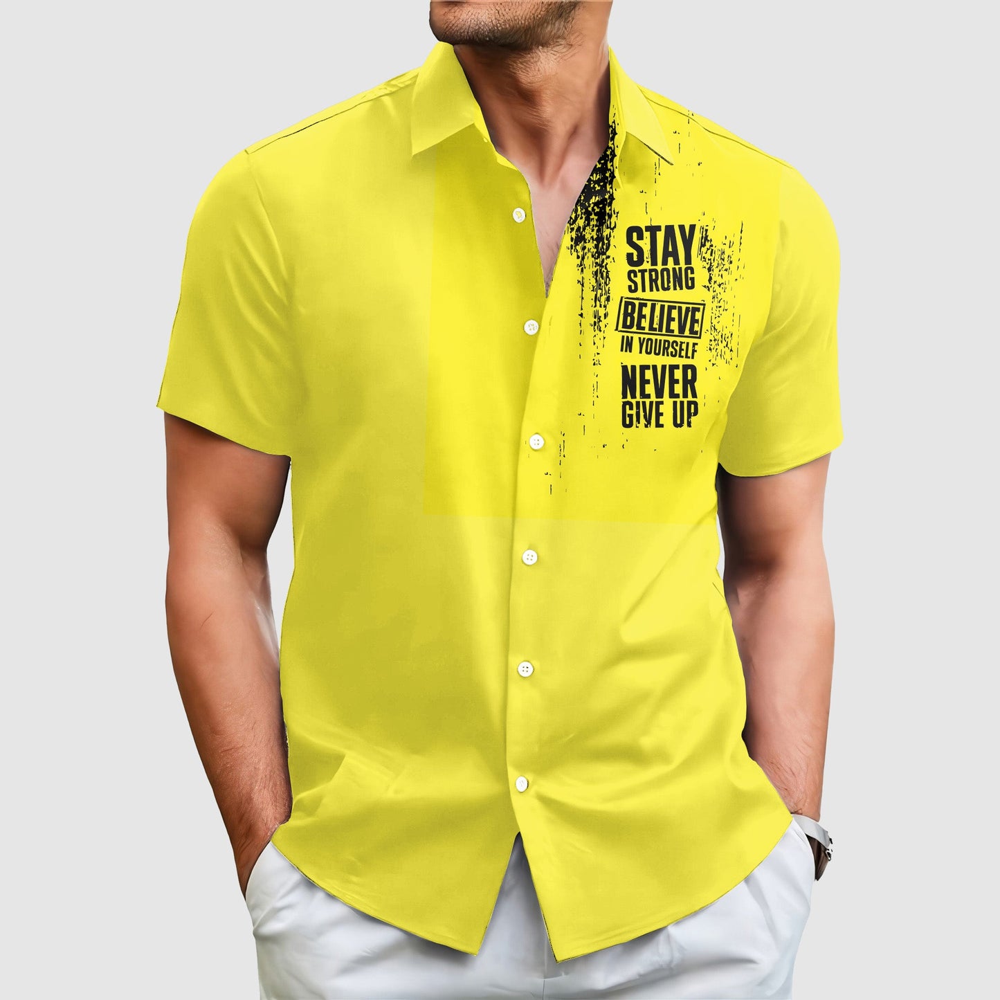 GymPro Short Sleeve Button Shirt- TT02547