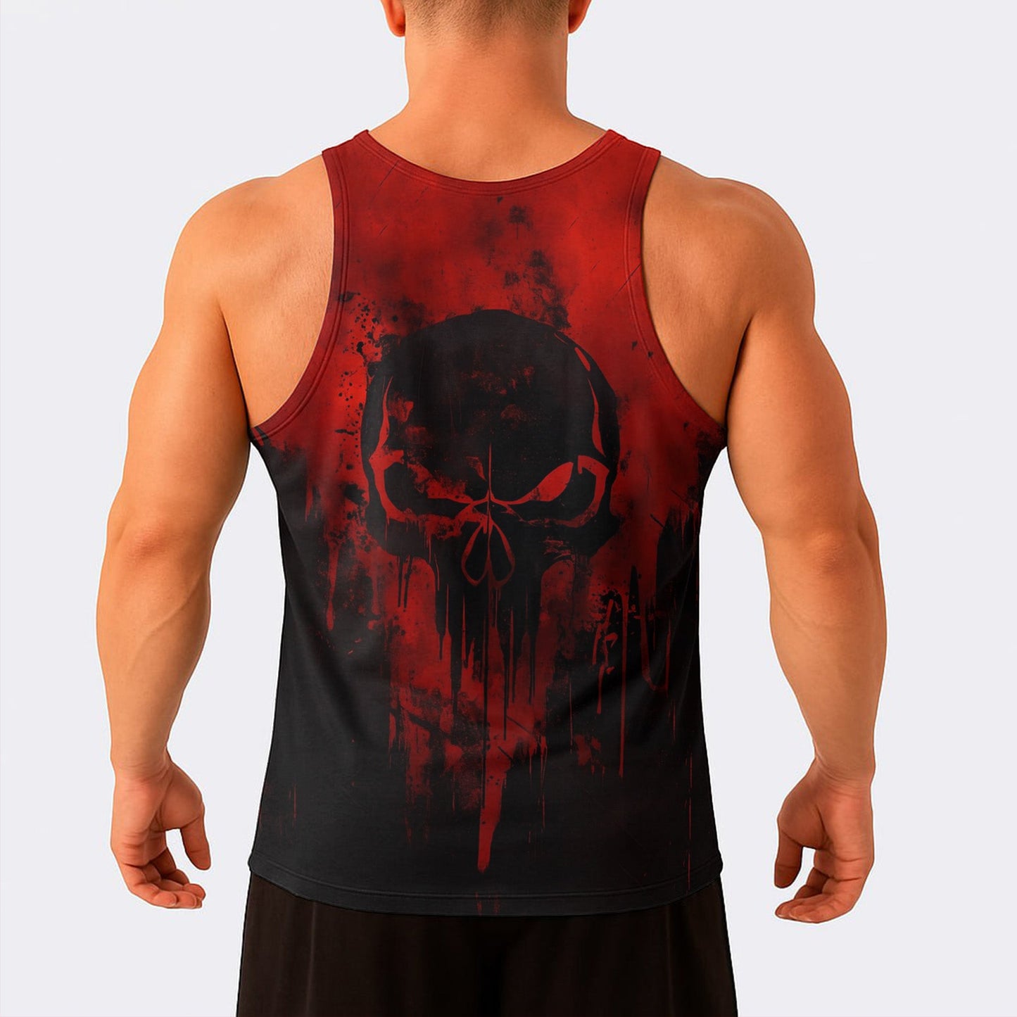 Skull Power Training Tank Top for Men- TT02582