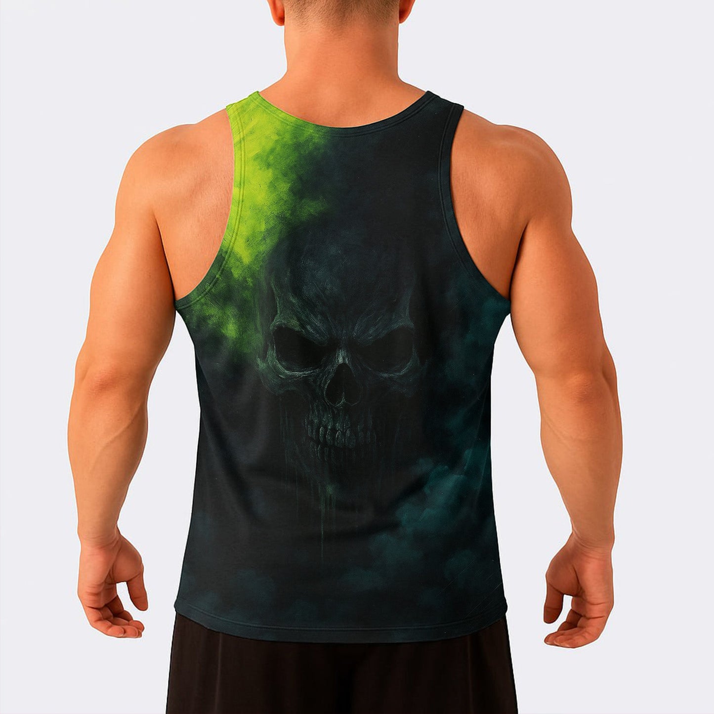 Skull Power Training Tank Top for Men- TT02591