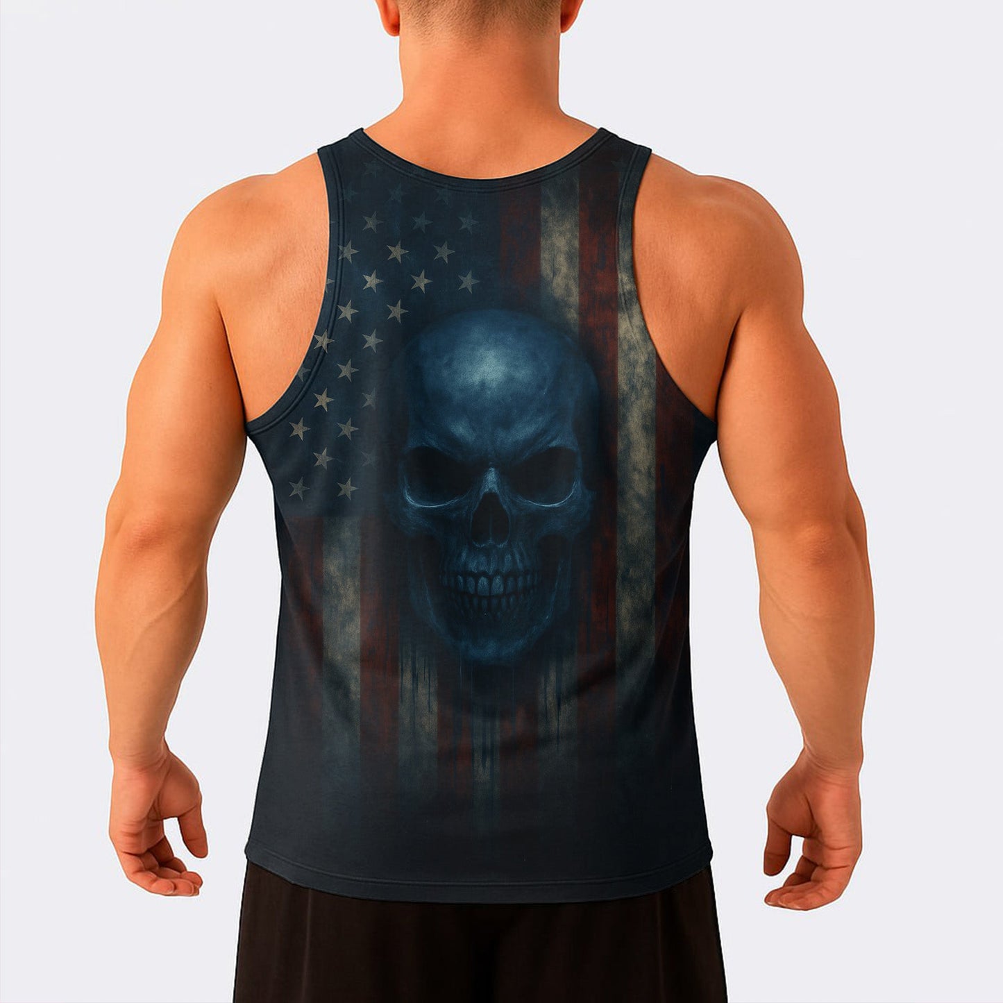 Skull Power Training Tank Top for Men- TT02594