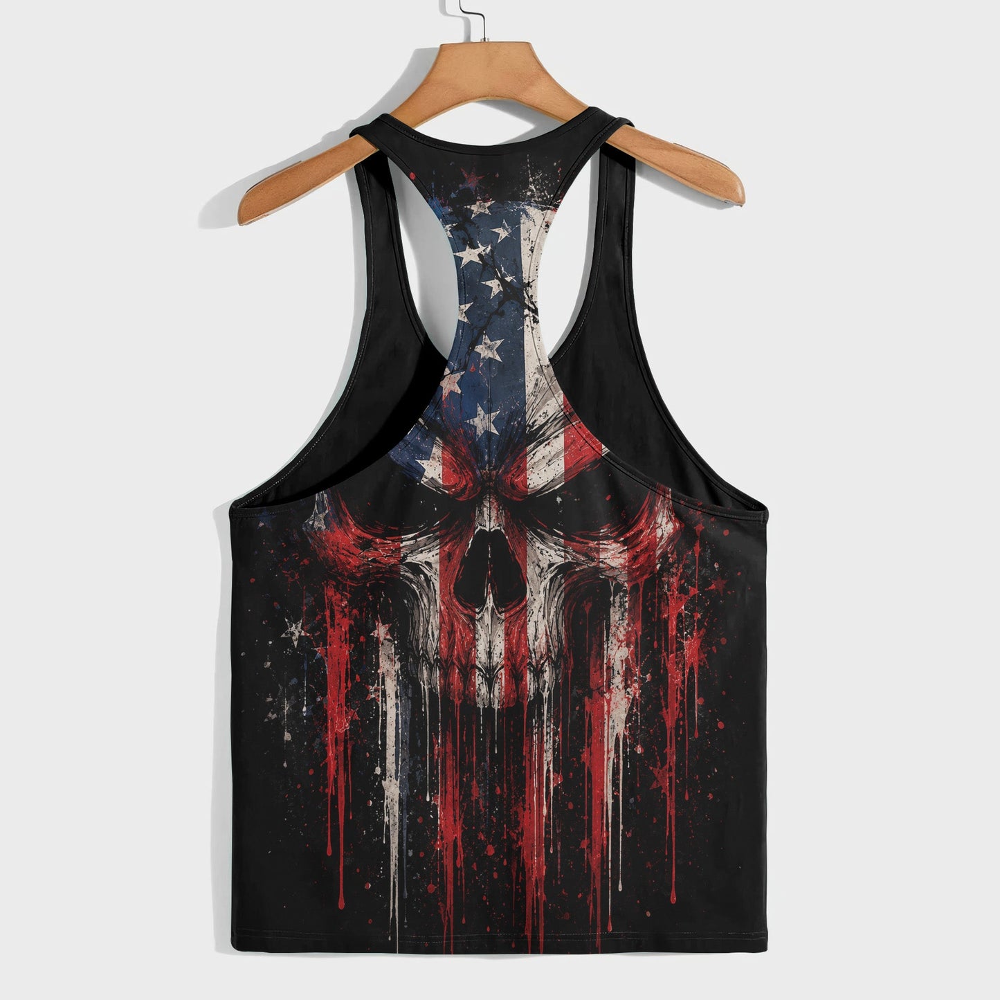 Skull 3D Racerback Tank Top- TT03059