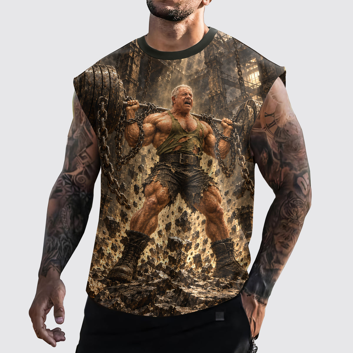 MuscleMax Cut-Off Tank- TT03337