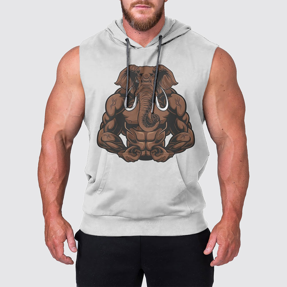 Ultimate Gym Sleeveless Hoodie for Men: Stay Cool and Comfy During Intense Workouts- AA00720