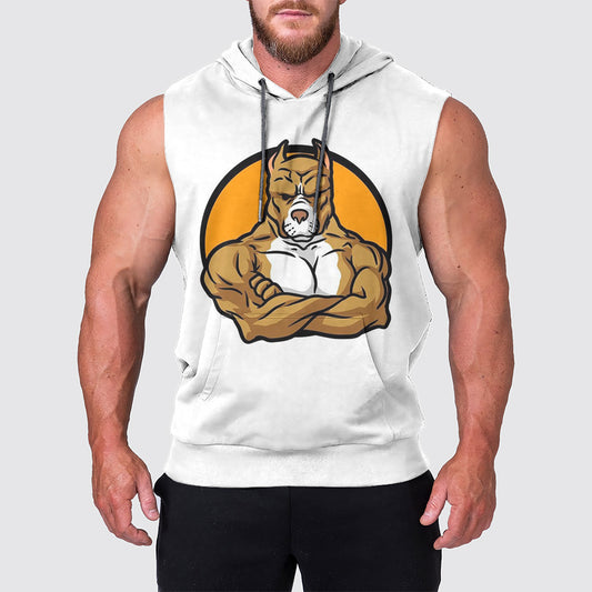 Ultimate Gym Sleeveless Hoodie for Men: Stay Cool and Comfy During Intense Workouts- AA00726