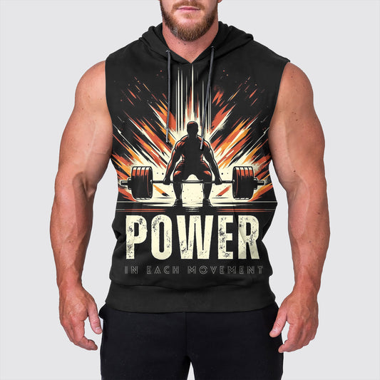 Ultimate Gym Sleeveless Hoodie for Men: Stay Cool and Comfy During Intense Workouts- AA00781