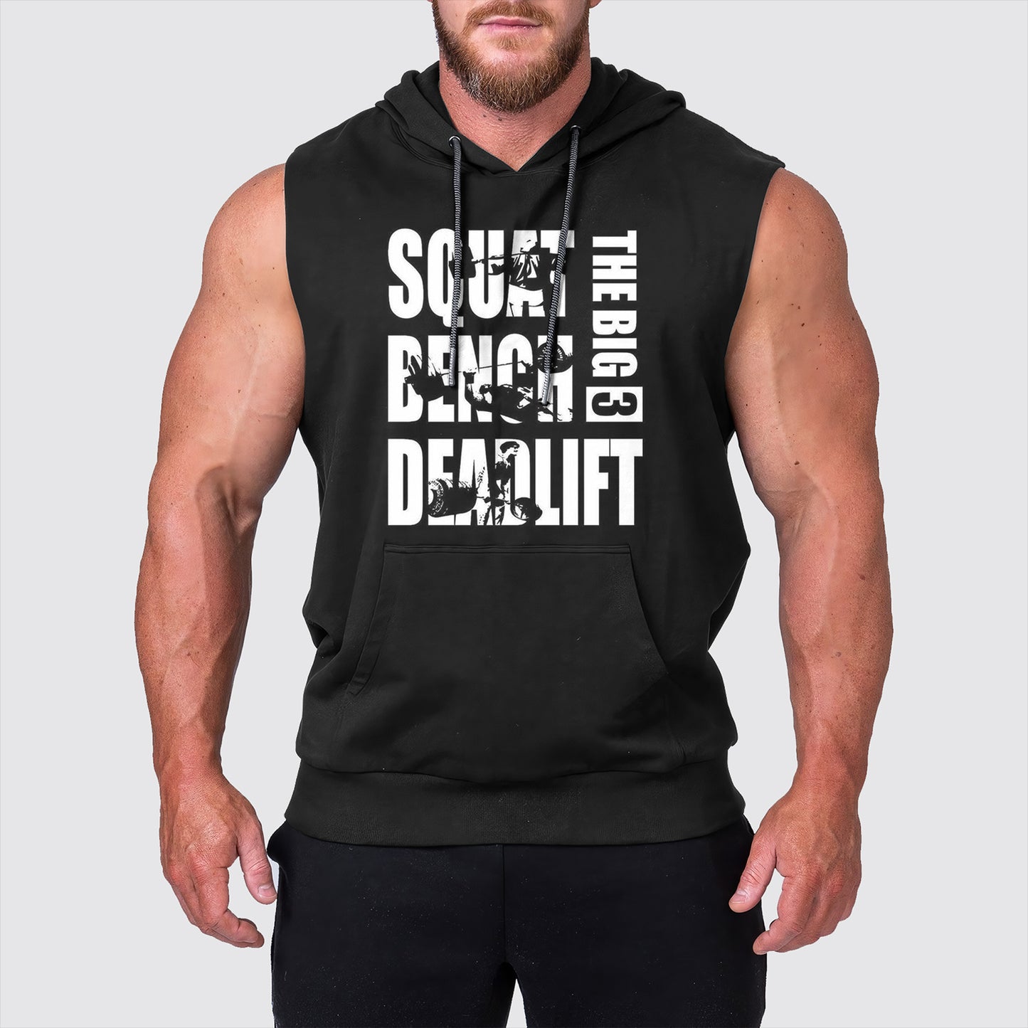 Ultimate Gym Sleeveless Hoodie for Men: Stay Cool and Comfy During Intense Workouts- AA00797