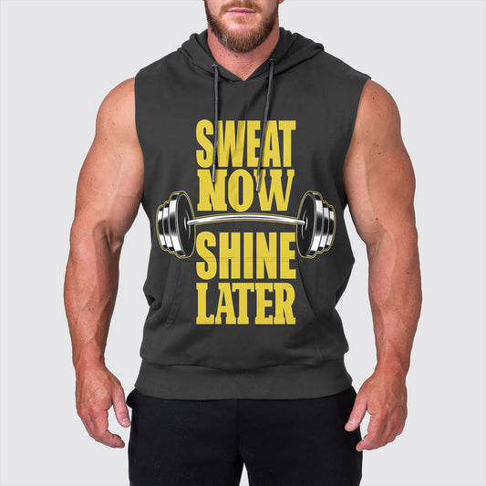 Ultimate Gym Sleeveless Hoodie for Men: Stay Cool and Comfy During Intense Workouts- AA00799